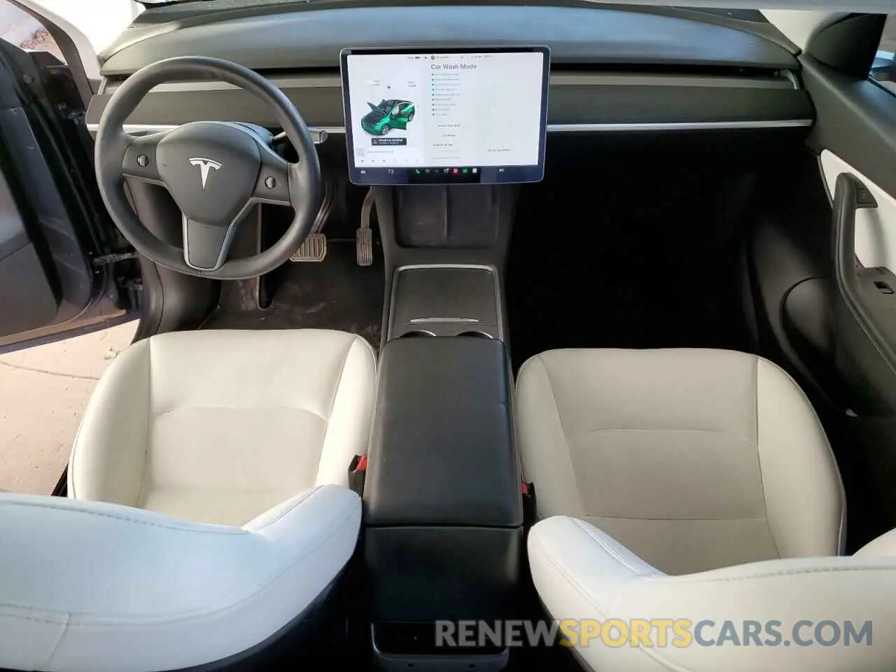 8 fotografías del automóvil dañado 5YJYGDEEXMF151557 TESLA MODEL Y 2021
