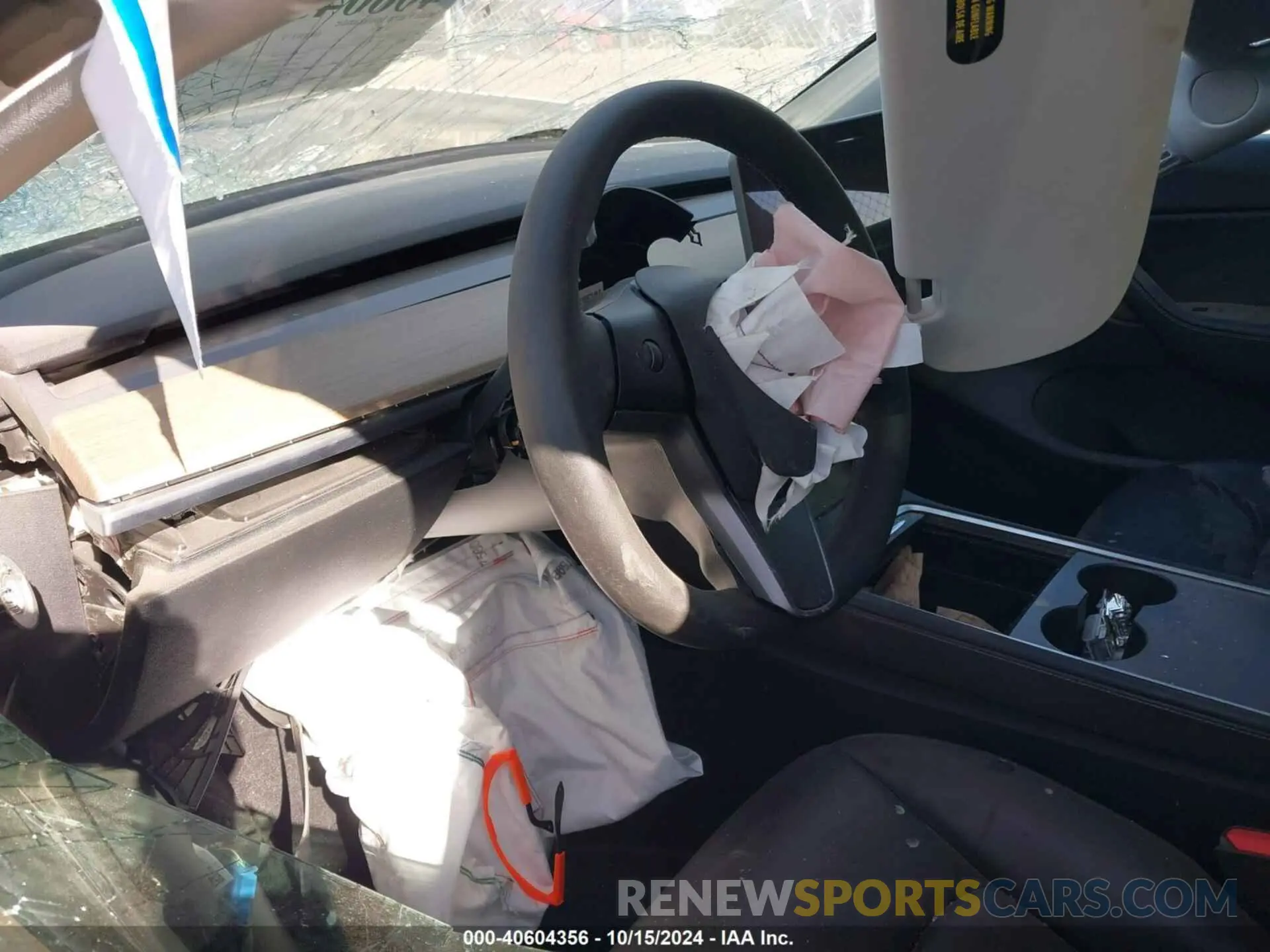 9 fotografías del automóvil dañado 5YJYGDEEXMF193632 TESLA MODEL Y 2021