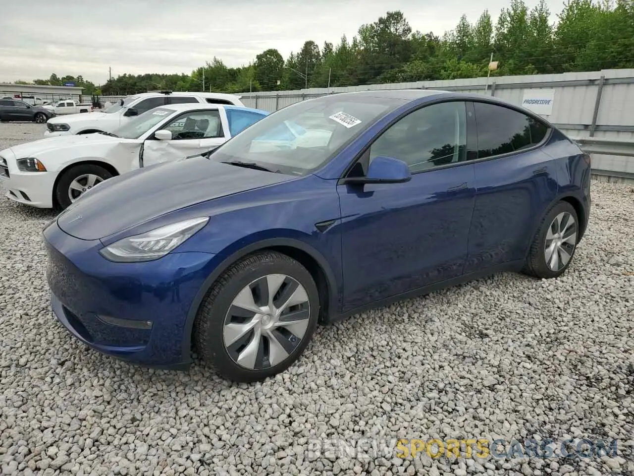 1 fotografías del automóvil dañado 5YJYGDEEXMF196711 TESLA MODEL Y 2021