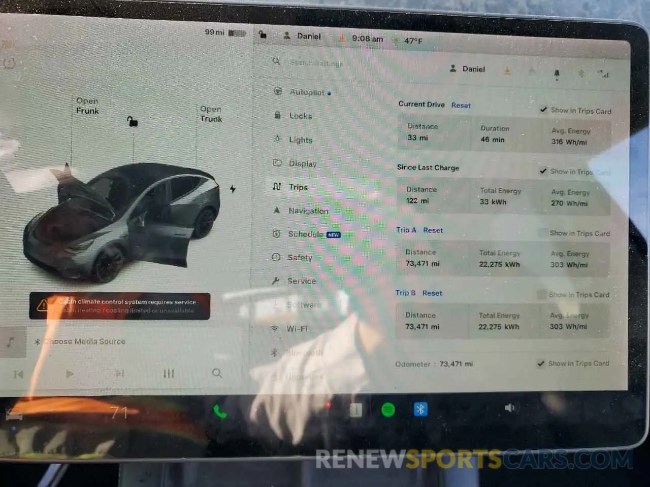 9 fotografías del automóvil dañado 5YJYGDEEXMF217475 TESLA MODEL Y 2021