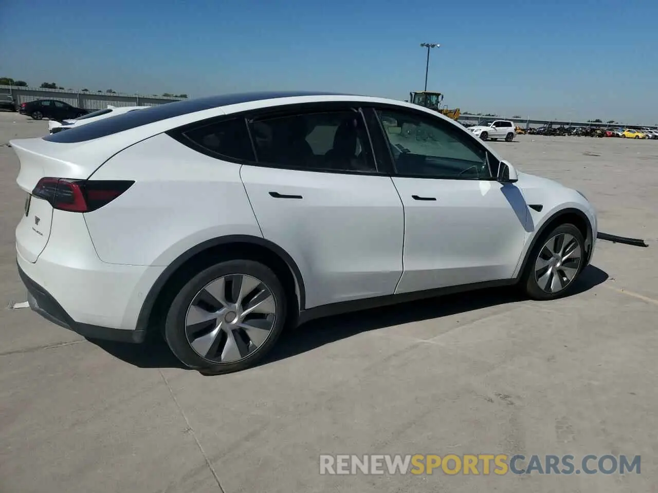 3 fotografías del automóvil dañado 5YJYGDEEXMF265333 TESLA MODEL Y 2021