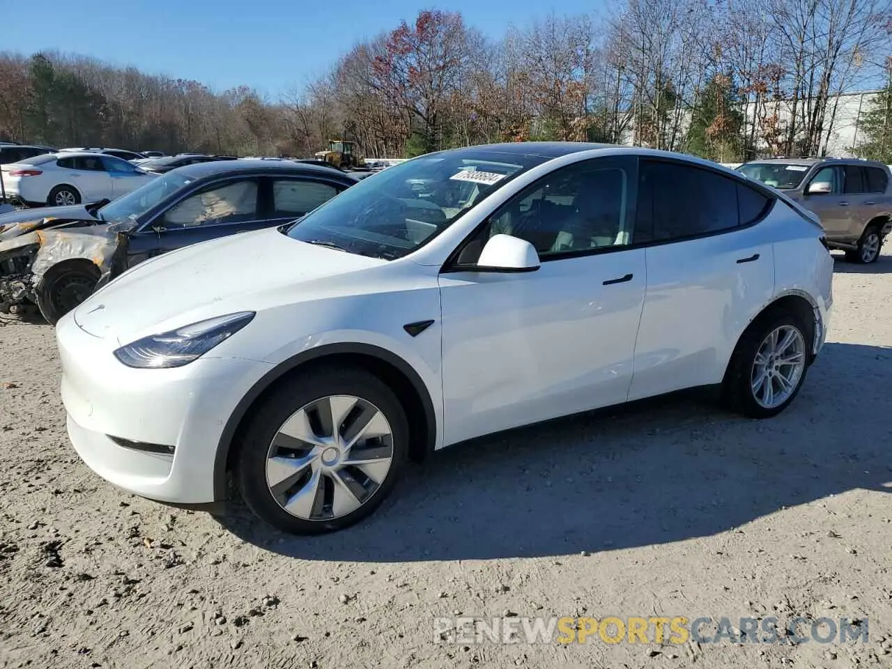 1 fotografías del automóvil dañado 5YJYGDEEXMF268491 TESLA MODEL Y 2021