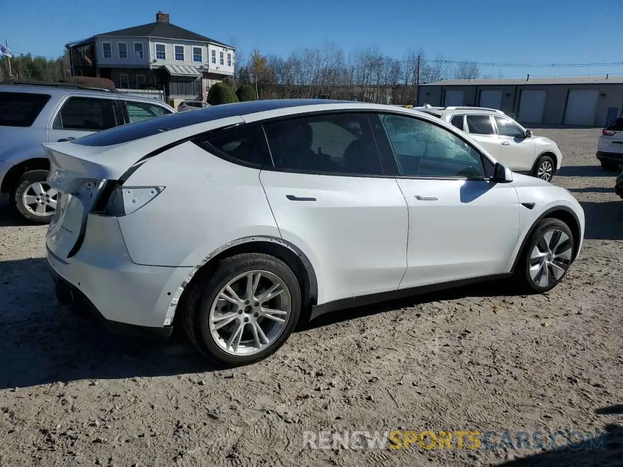 3 fotografías del automóvil dañado 5YJYGDEEXMF268491 TESLA MODEL Y 2021