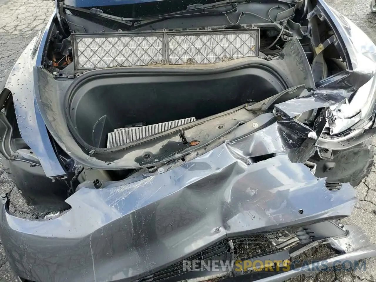 13 fotografías del automóvil dañado 5YJYGDEEXMF278664 TESLA MODEL Y 2021