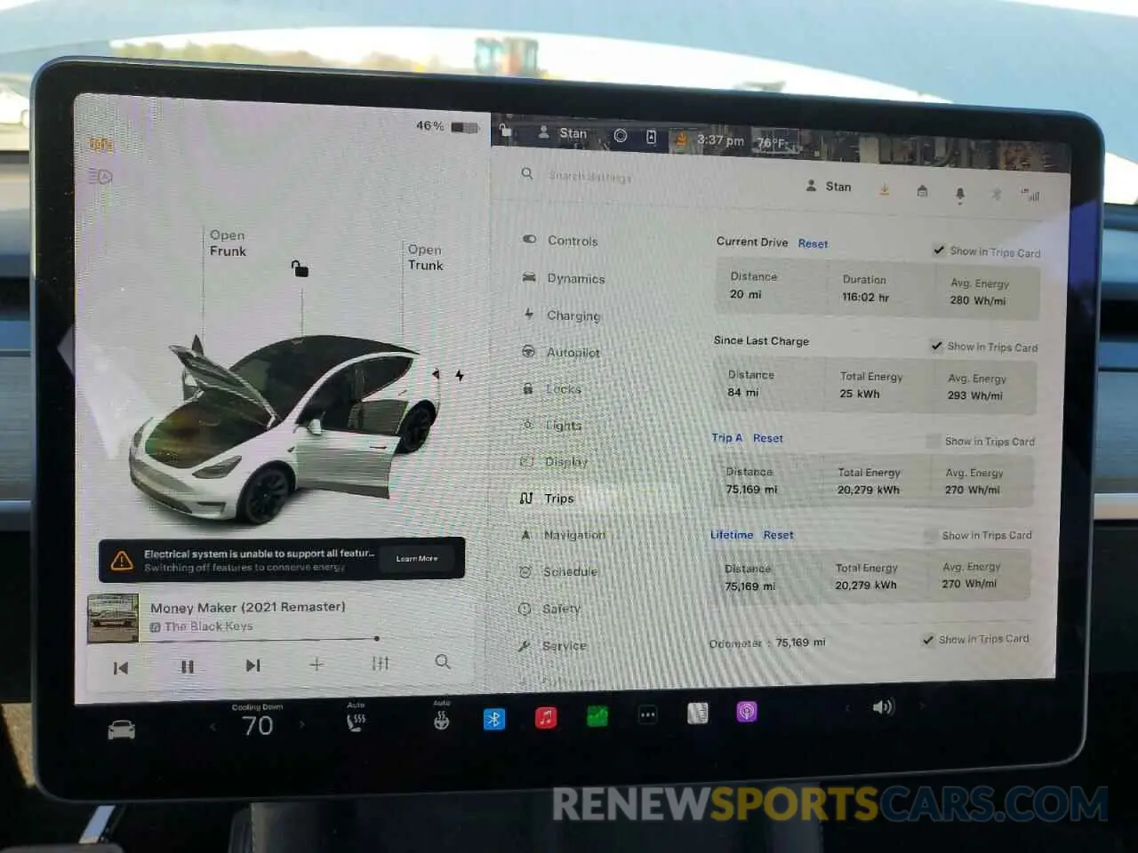 9 fotografías del automóvil dañado 5YJYGDEEXMF286621 TESLA MODEL Y 2021