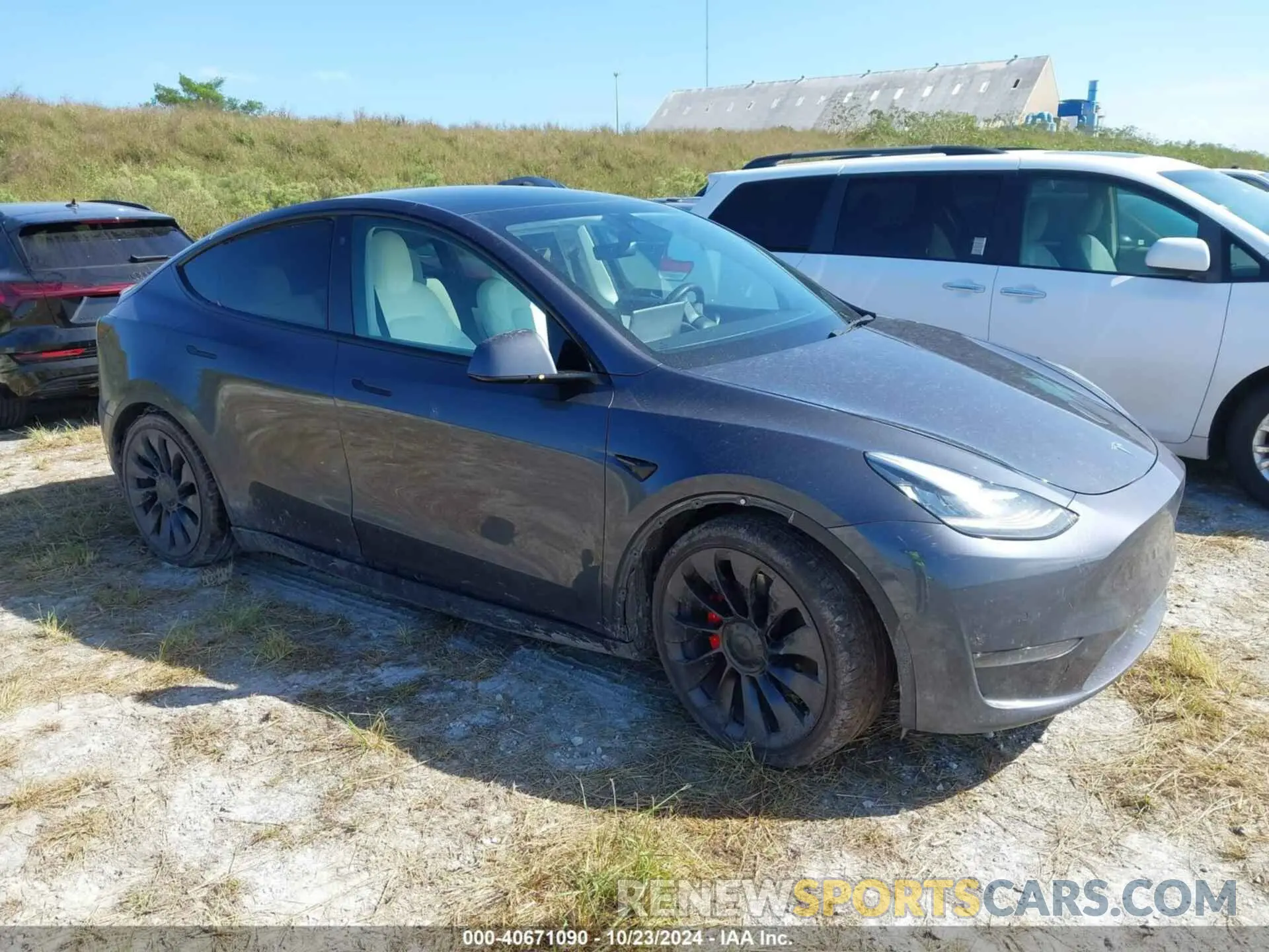 1 fotografías del automóvil dañado 5YJYGDEF0MF090096 TESLA MODEL Y 2021