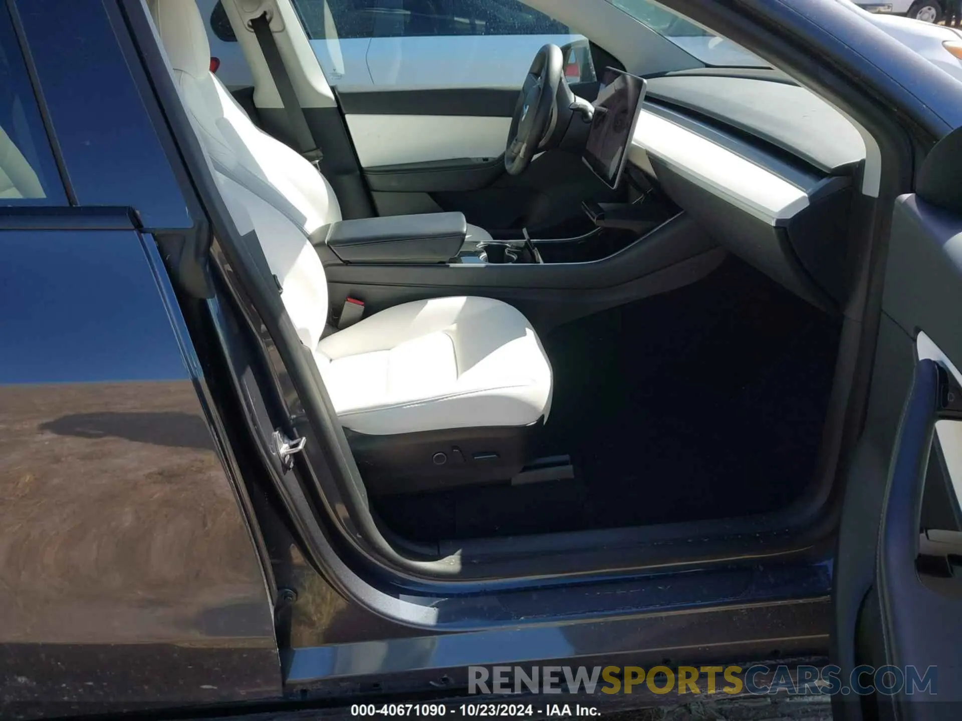 5 fotografías del automóvil dañado 5YJYGDEF0MF090096 TESLA MODEL Y 2021
