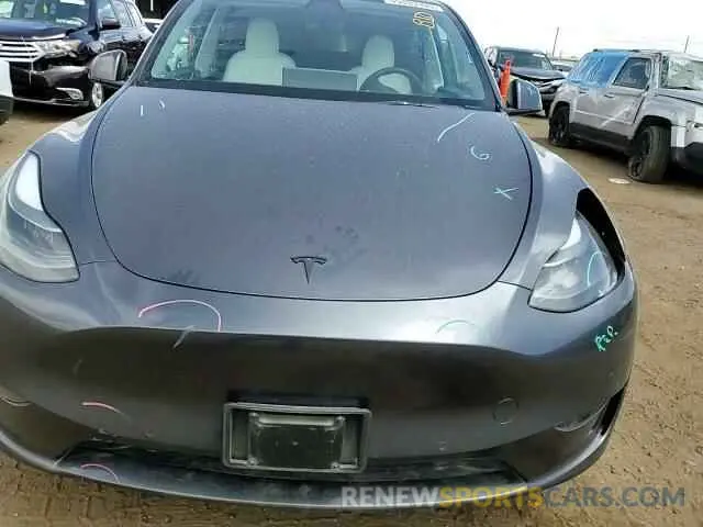 13 fotografías del automóvil dañado 5YJYGDEF0MF137692 TESLA MODEL Y 2021