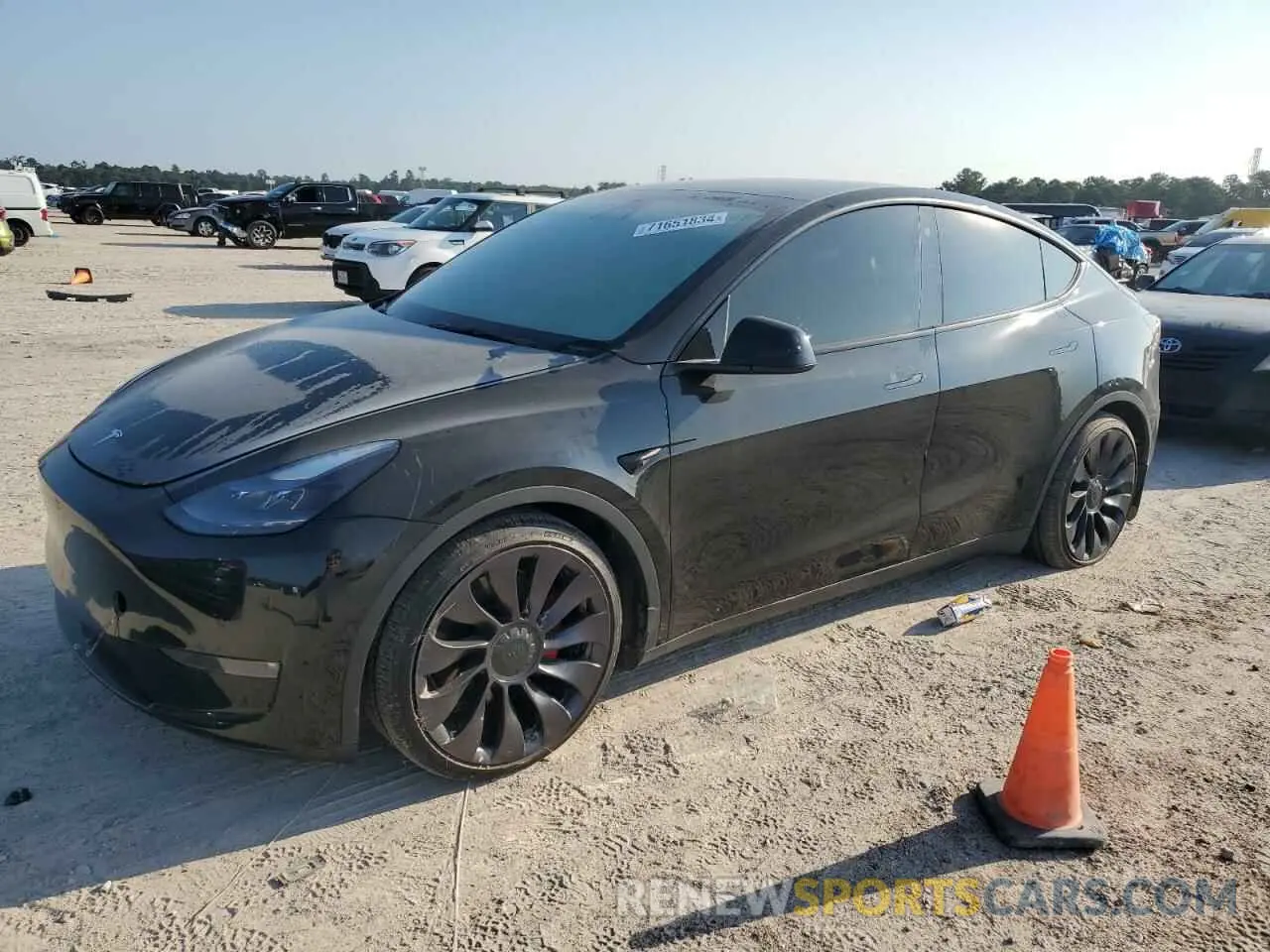 1 fotografías del automóvil dañado 5YJYGDEF0MF239915 TESLA MODEL Y 2021
