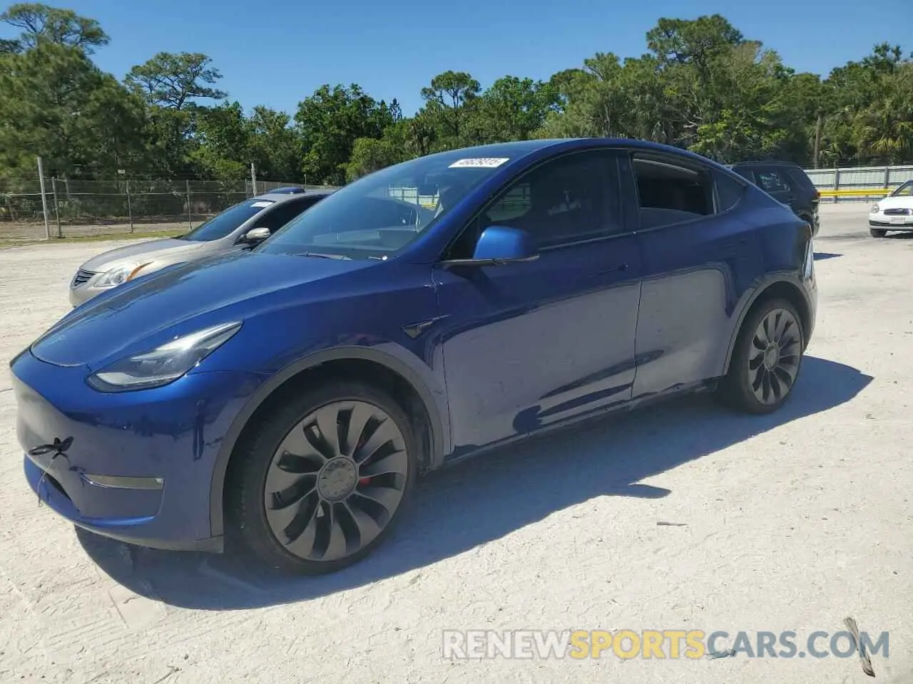 1 fotografías del automóvil dañado 5YJYGDEF0MF243544 TESLA MODEL Y 2021