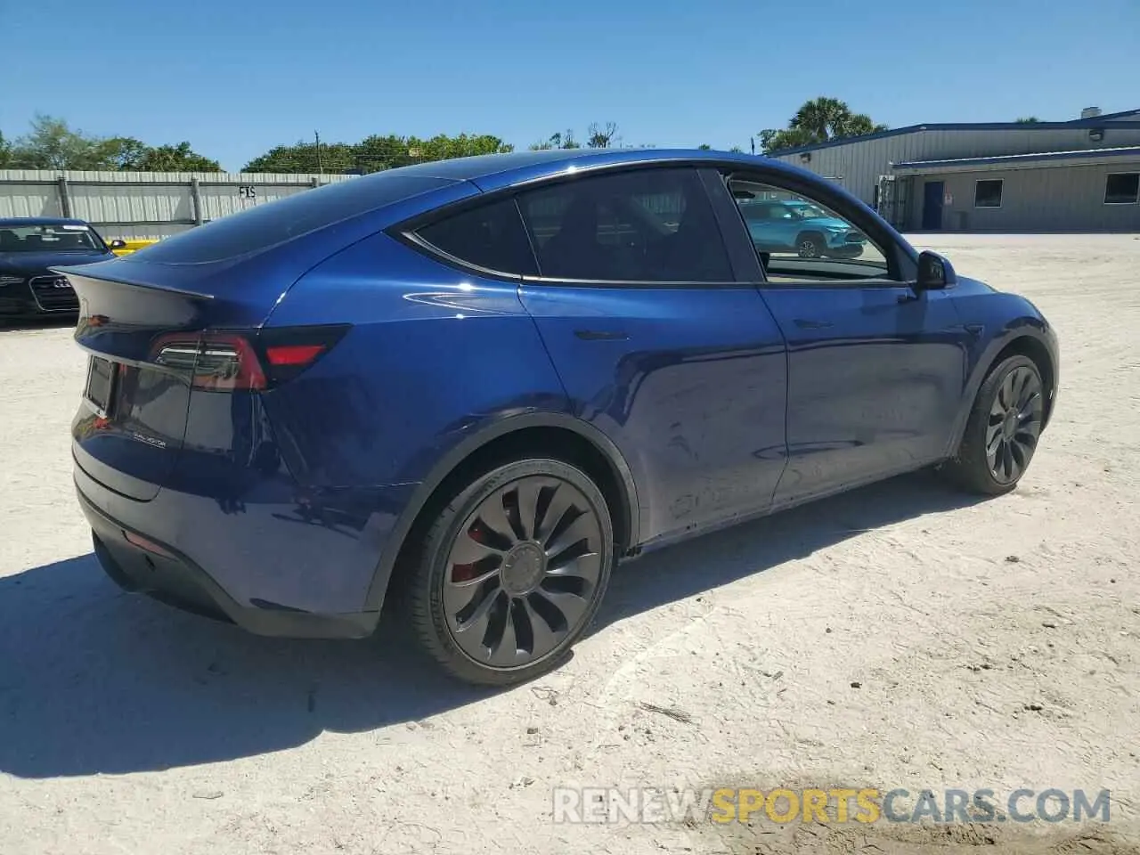 3 fotografías del automóvil dañado 5YJYGDEF0MF243544 TESLA MODEL Y 2021