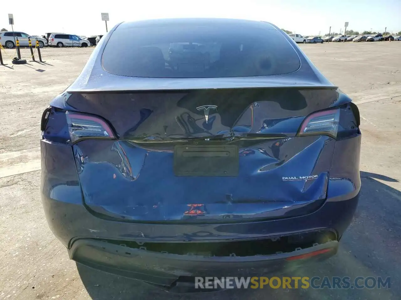 6 fotografías del automóvil dañado 5YJYGDEF0MF262336 TESLA MODEL Y 2021