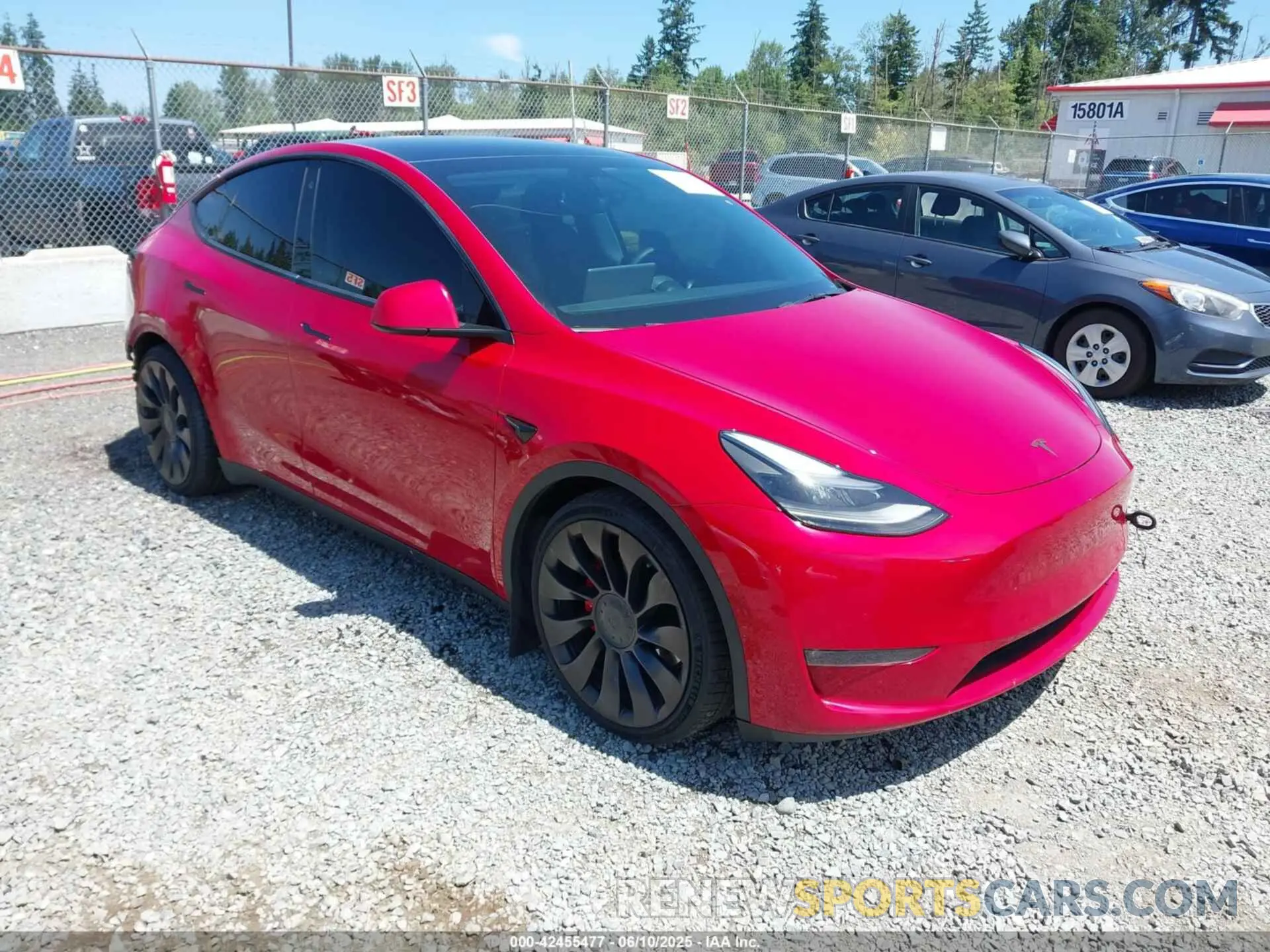1 fotografías del automóvil dañado 5YJYGDEF0MF268010 TESLA MODEL Y 2021