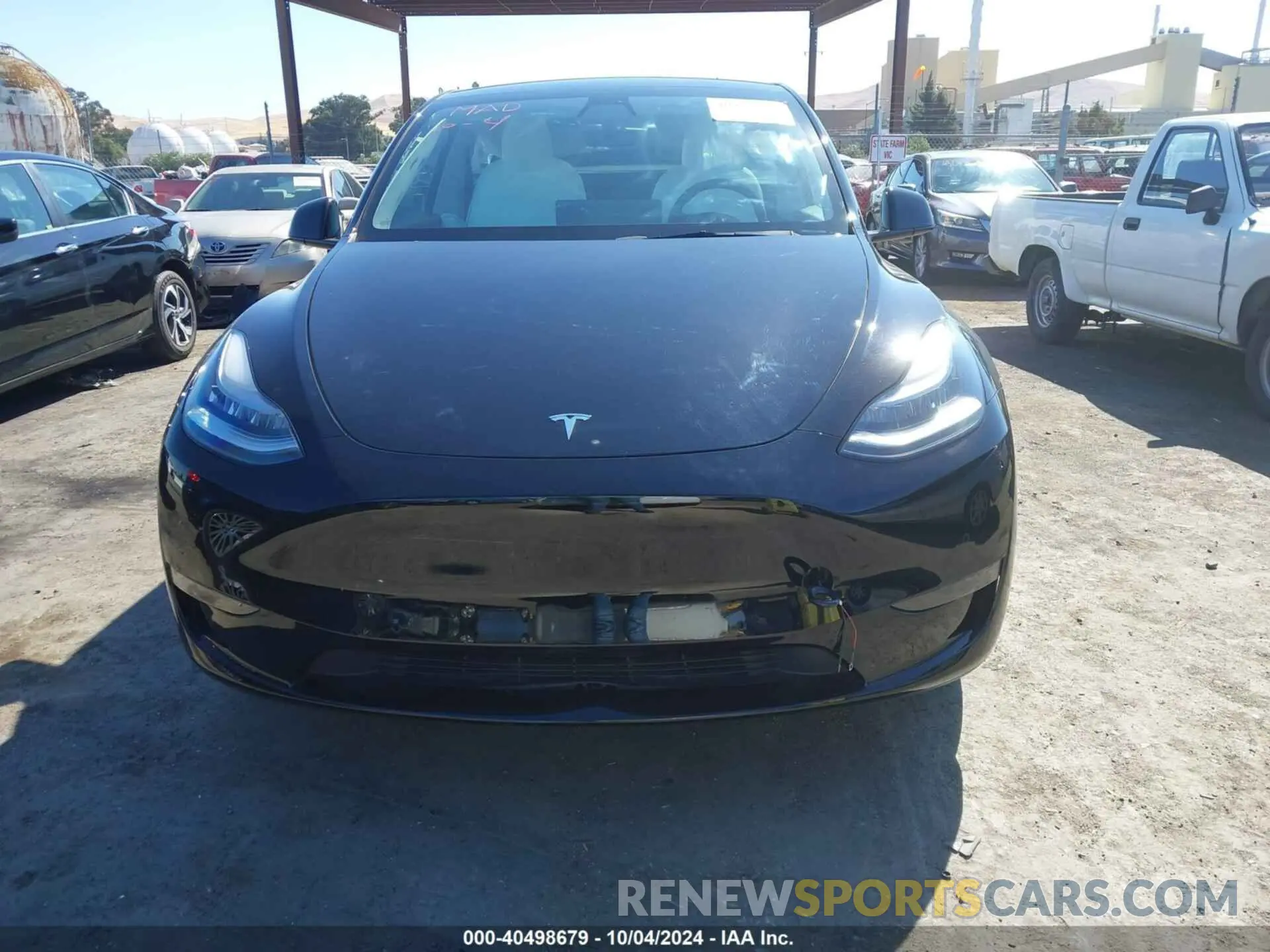 13 fotografías del automóvil dañado 5YJYGDEF2MF097986 TESLA MODEL Y 2021