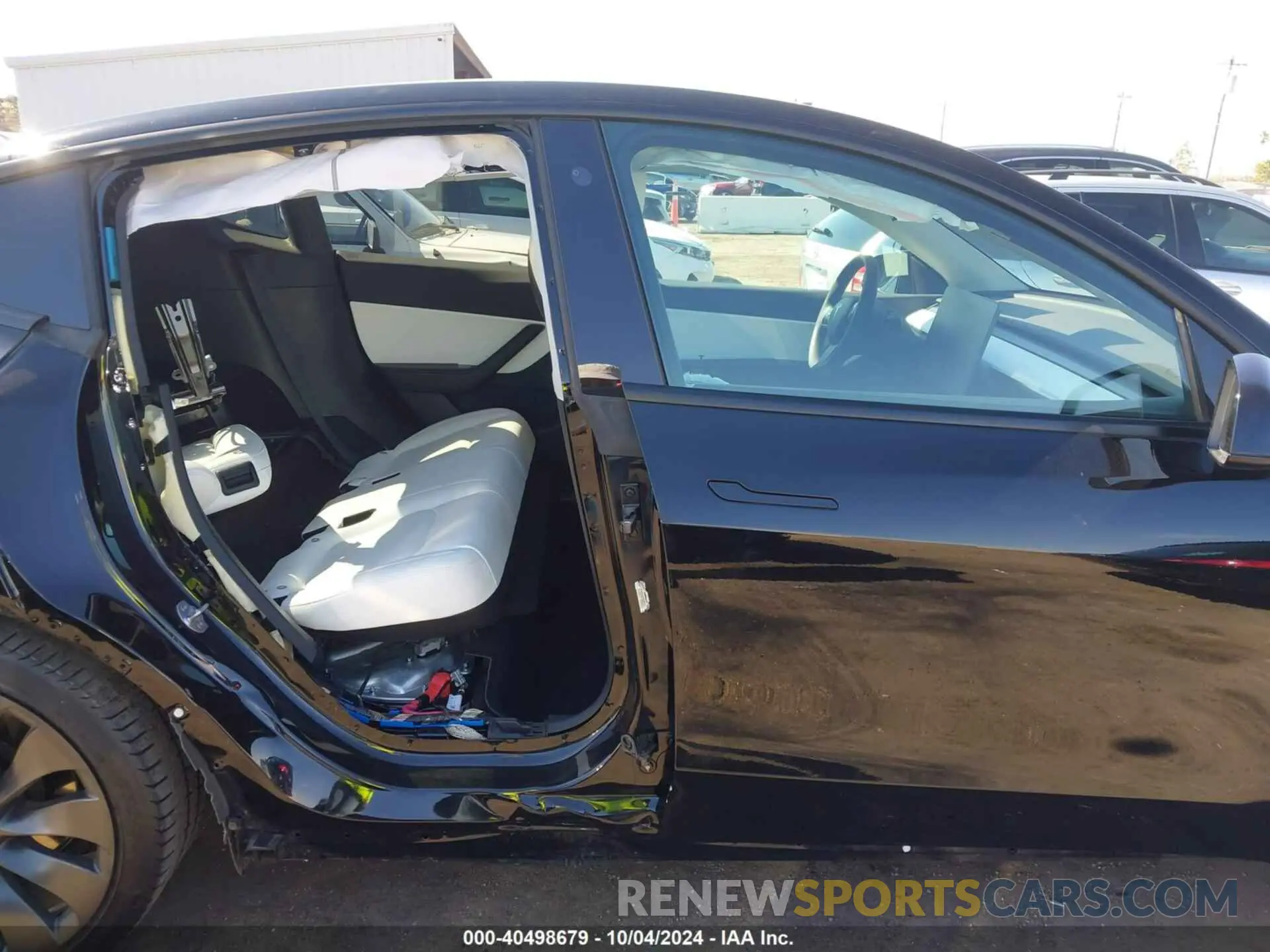 14 fotografías del automóvil dañado 5YJYGDEF2MF097986 TESLA MODEL Y 2021