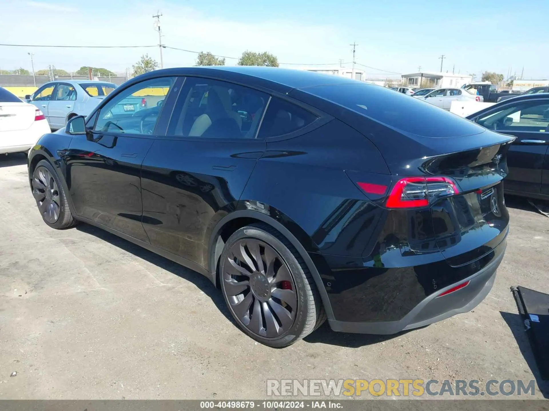 3 fotografías del automóvil dañado 5YJYGDEF2MF097986 TESLA MODEL Y 2021