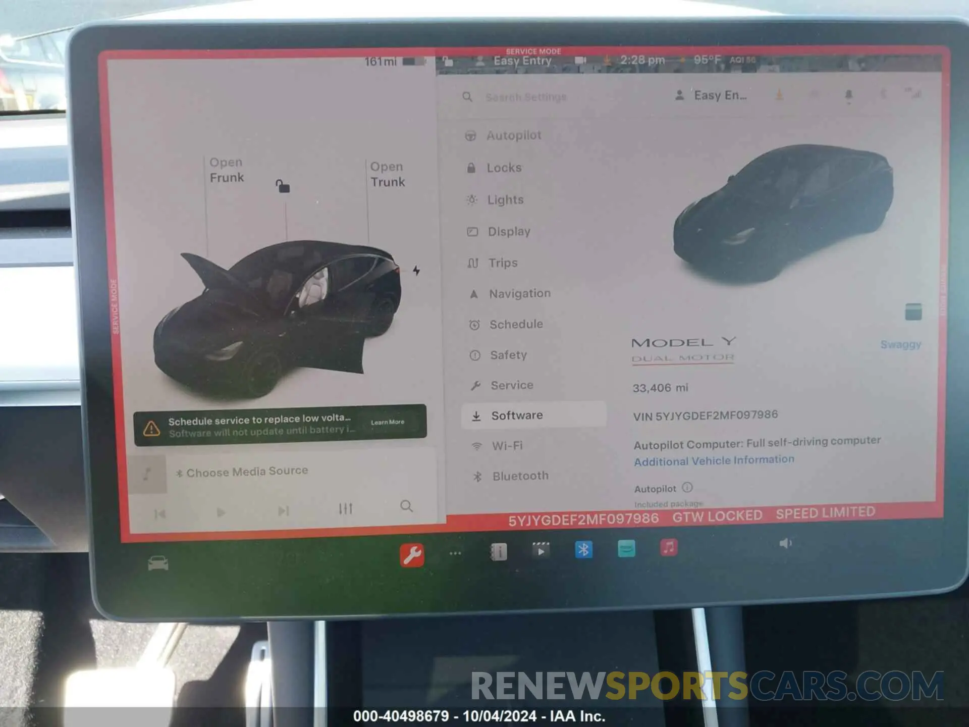 7 fotografías del automóvil dañado 5YJYGDEF2MF097986 TESLA MODEL Y 2021