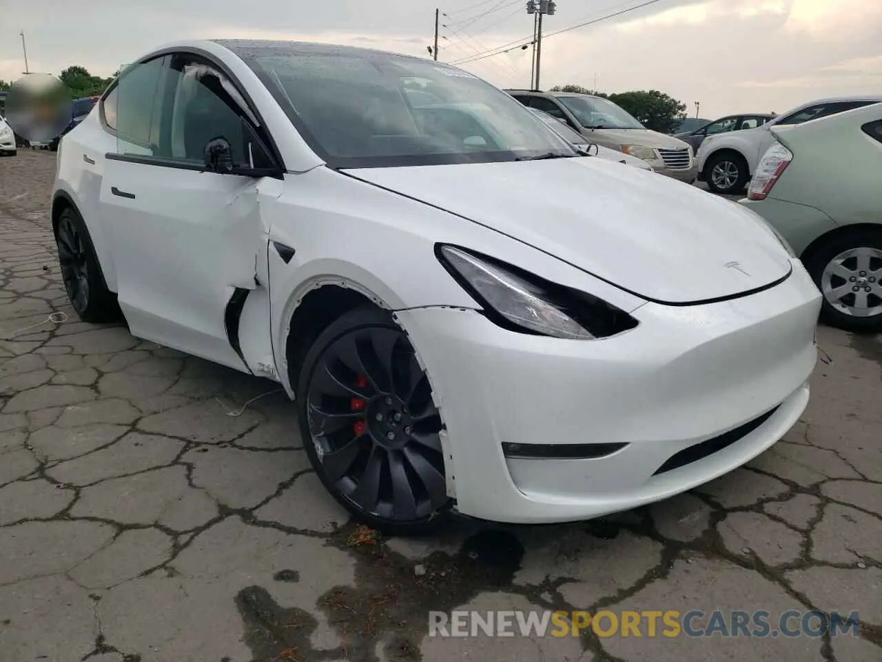 1 fotografías del automóvil dañado 5YJYGDEF2MF124460 TESLA MODEL Y 2021