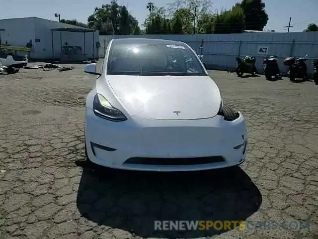 11 fotografías del automóvil dañado 5YJYGDEF2MF277467 TESLA MODEL Y 2021