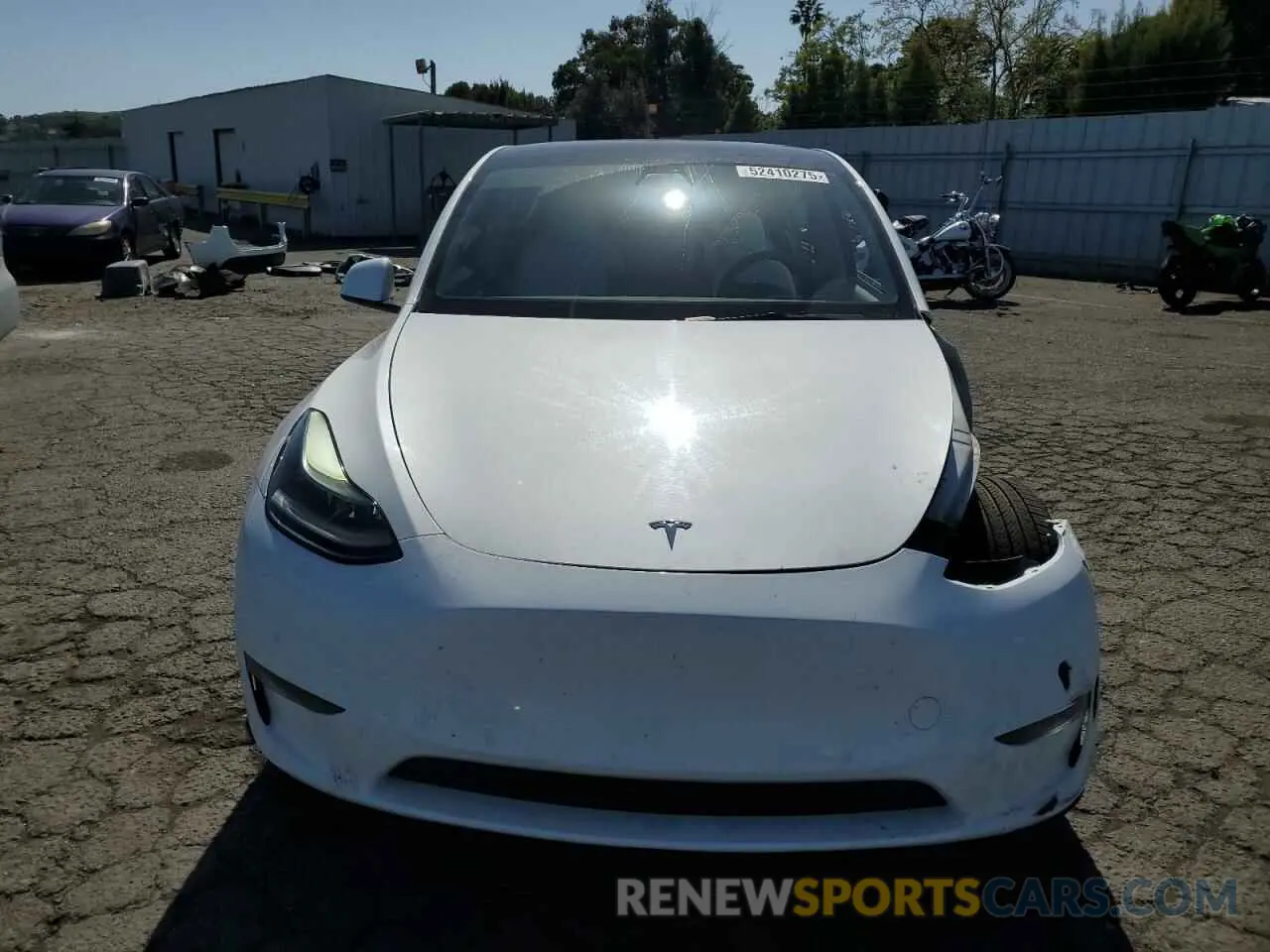 5 fotografías del automóvil dañado 5YJYGDEF2MF277467 TESLA MODEL Y 2021