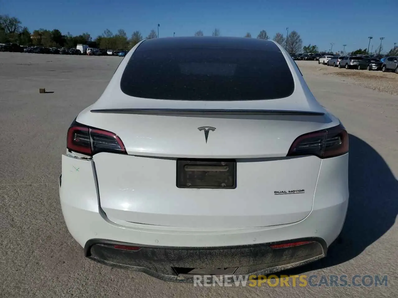 6 fotografías del automóvil dañado 5YJYGDEF3MF262878 TESLA MODEL Y 2021