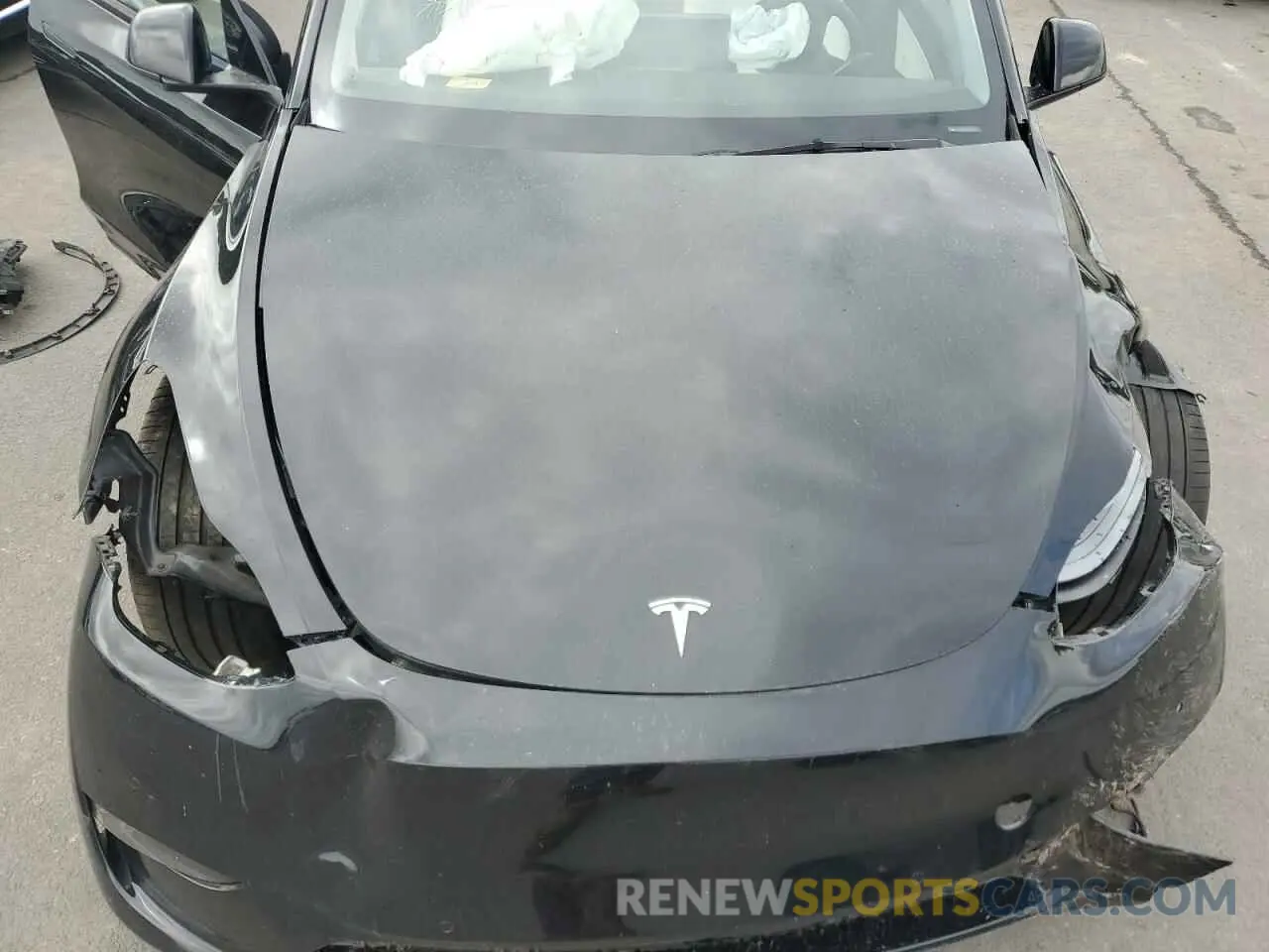11 fotografías del automóvil dañado 5YJYGDEF4MF139588 TESLA MODEL Y 2021