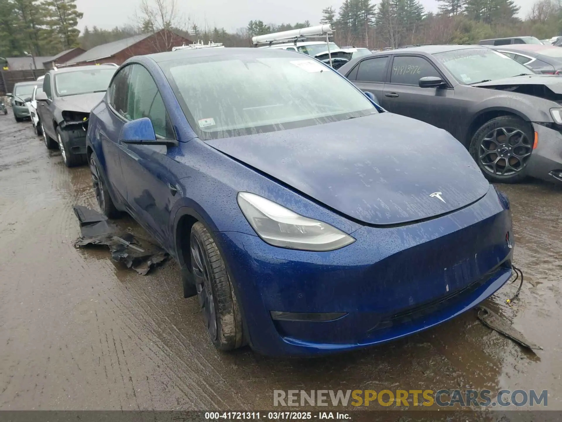 1 fotografías del automóvil dañado 5YJYGDEF5MF257262 TESLA MODEL Y 2021