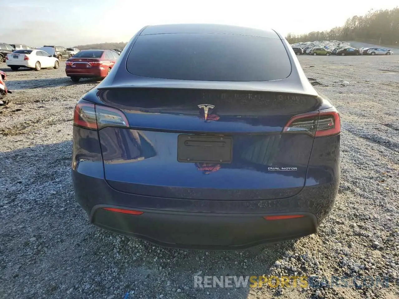 6 fotografías del automóvil dañado 5YJYGDEF6MF072850 TESLA MODEL Y 2021