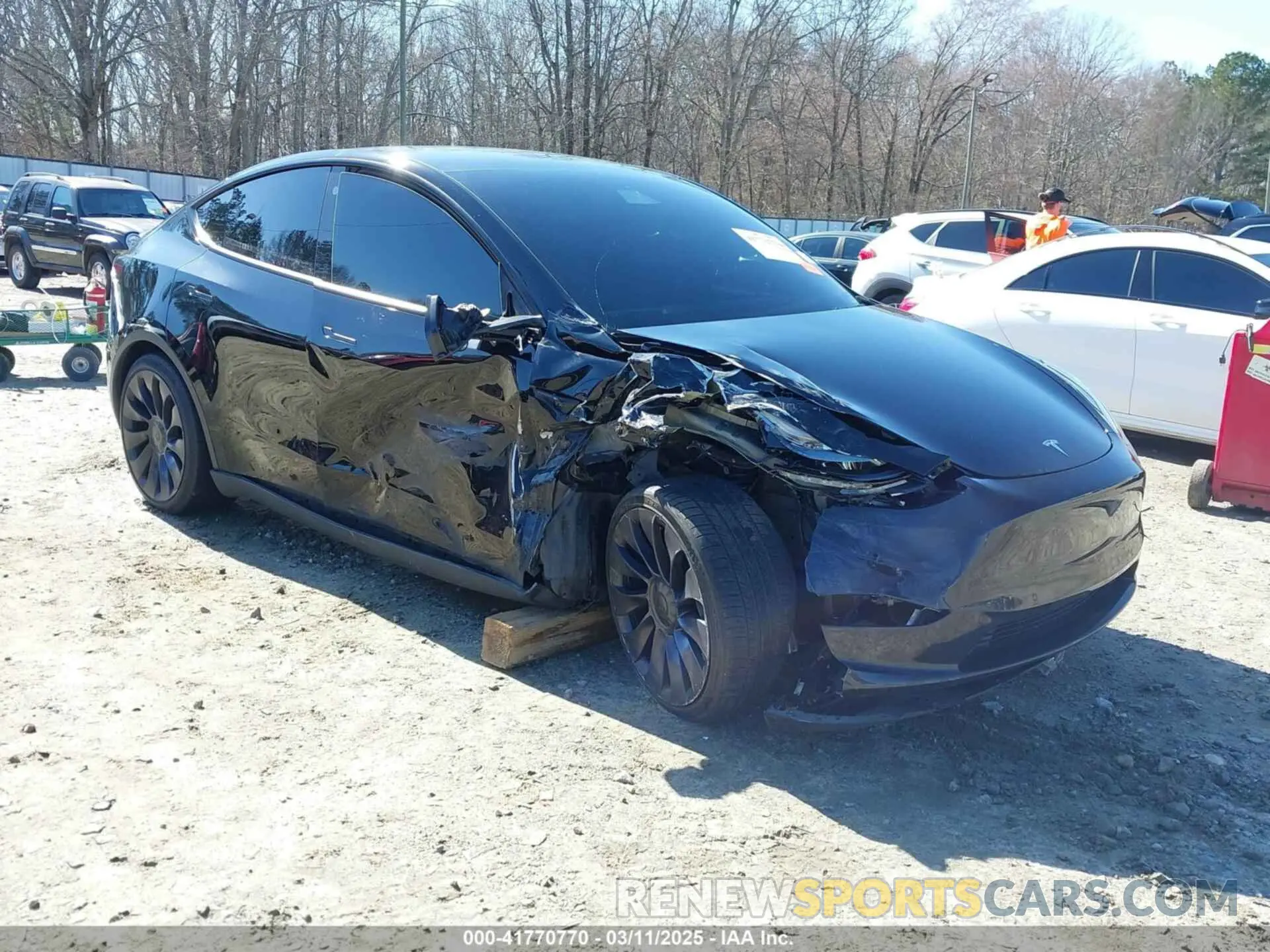 1 fotografías del automóvil dañado 5YJYGDEF6MF252877 TESLA MODEL Y 2021