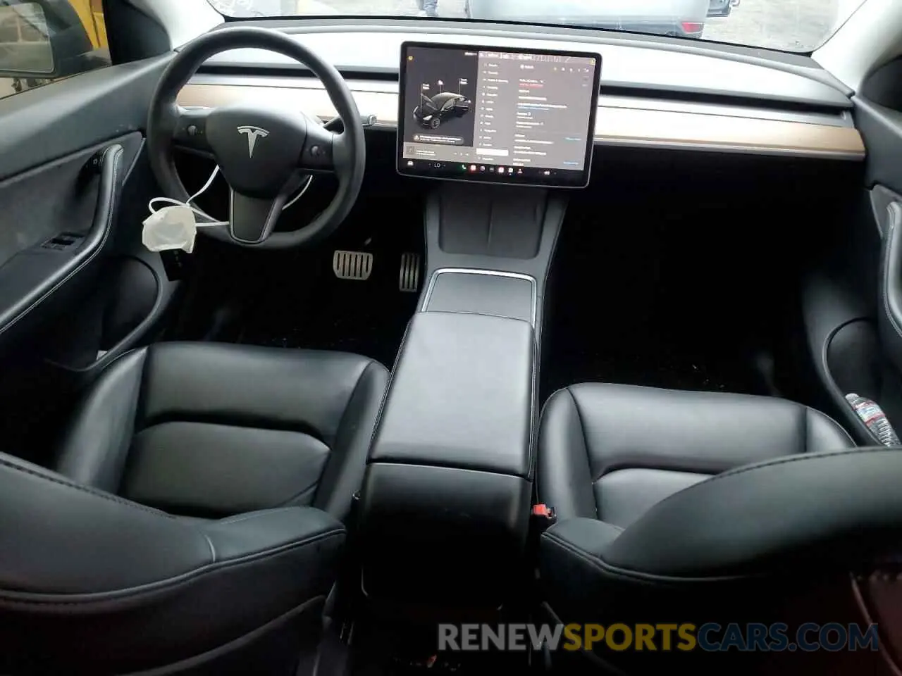 8 fotografías del automóvil dañado 5YJYGDEF7MF195038 TESLA MODEL Y 2021