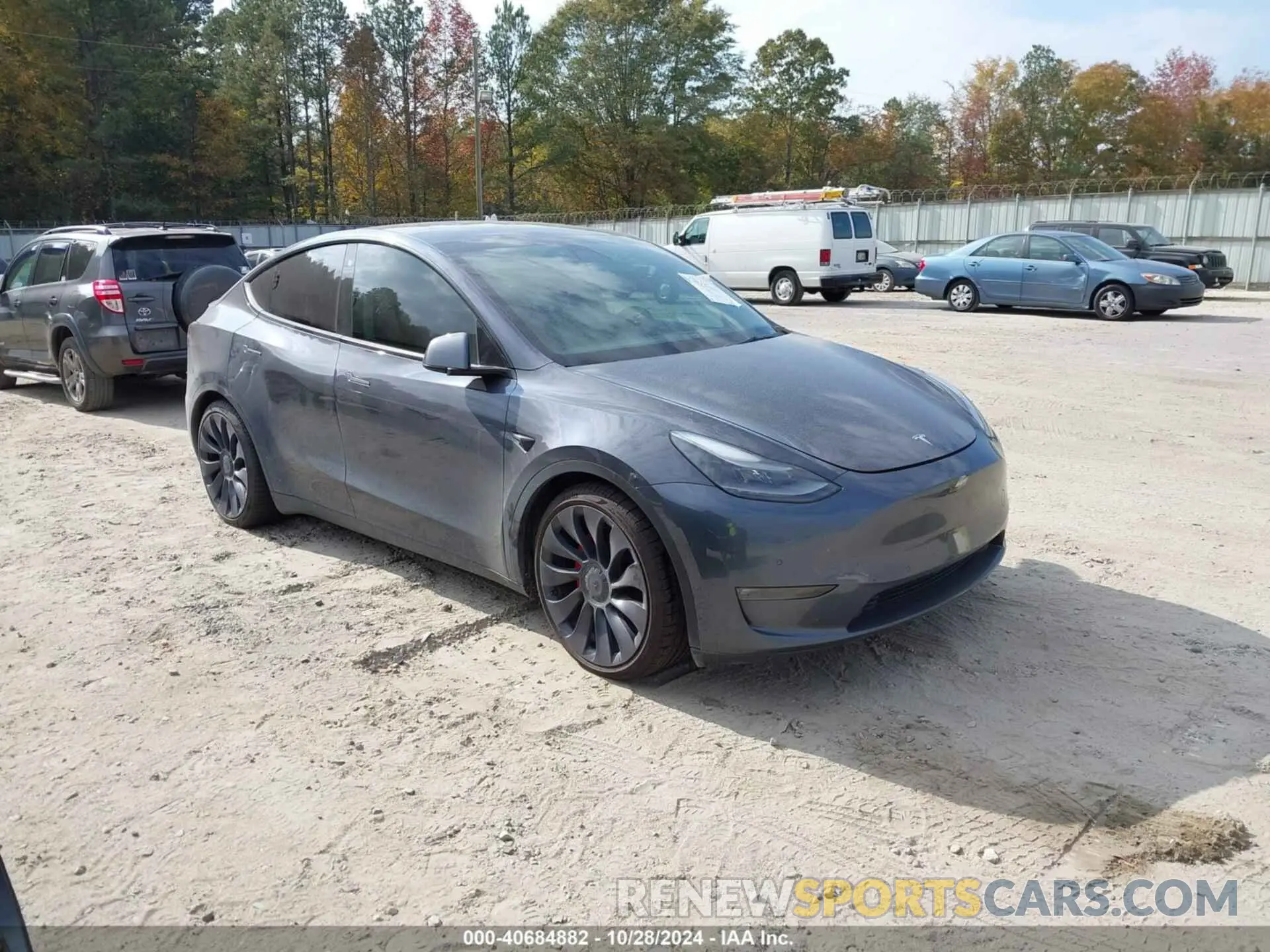 1 fotografías del automóvil dañado 5YJYGDEF8MF240097 TESLA MODEL Y 2021