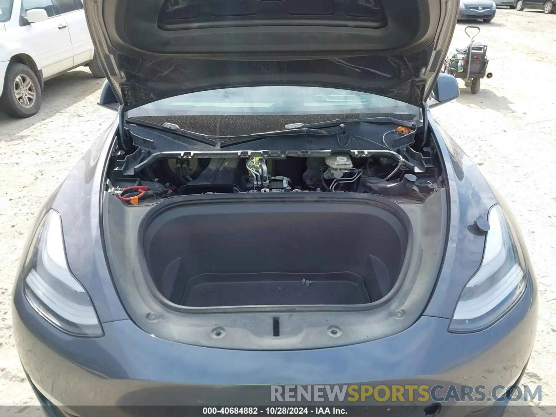 10 fotografías del automóvil dañado 5YJYGDEF8MF240097 TESLA MODEL Y 2021