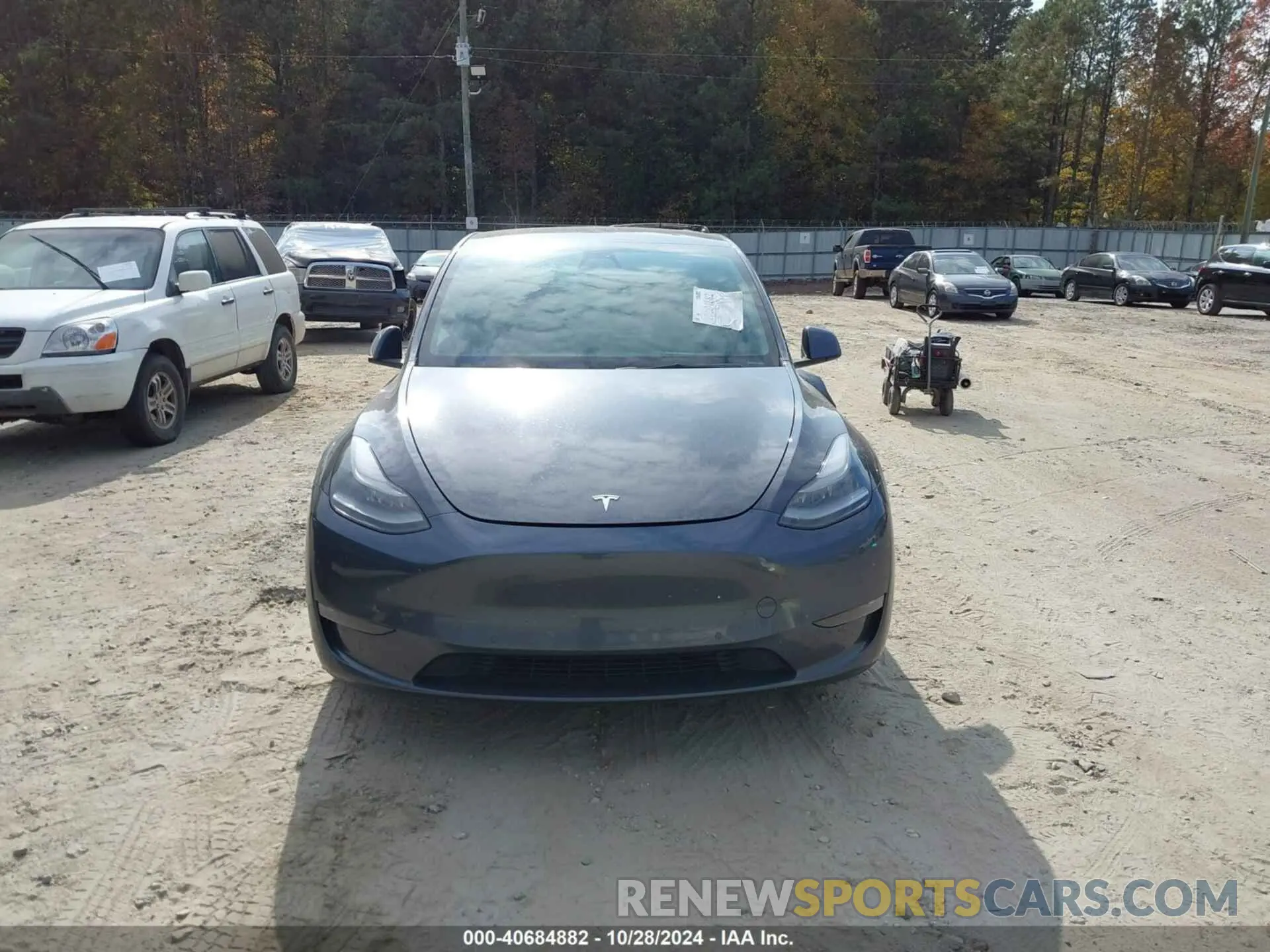 11 fotografías del automóvil dañado 5YJYGDEF8MF240097 TESLA MODEL Y 2021