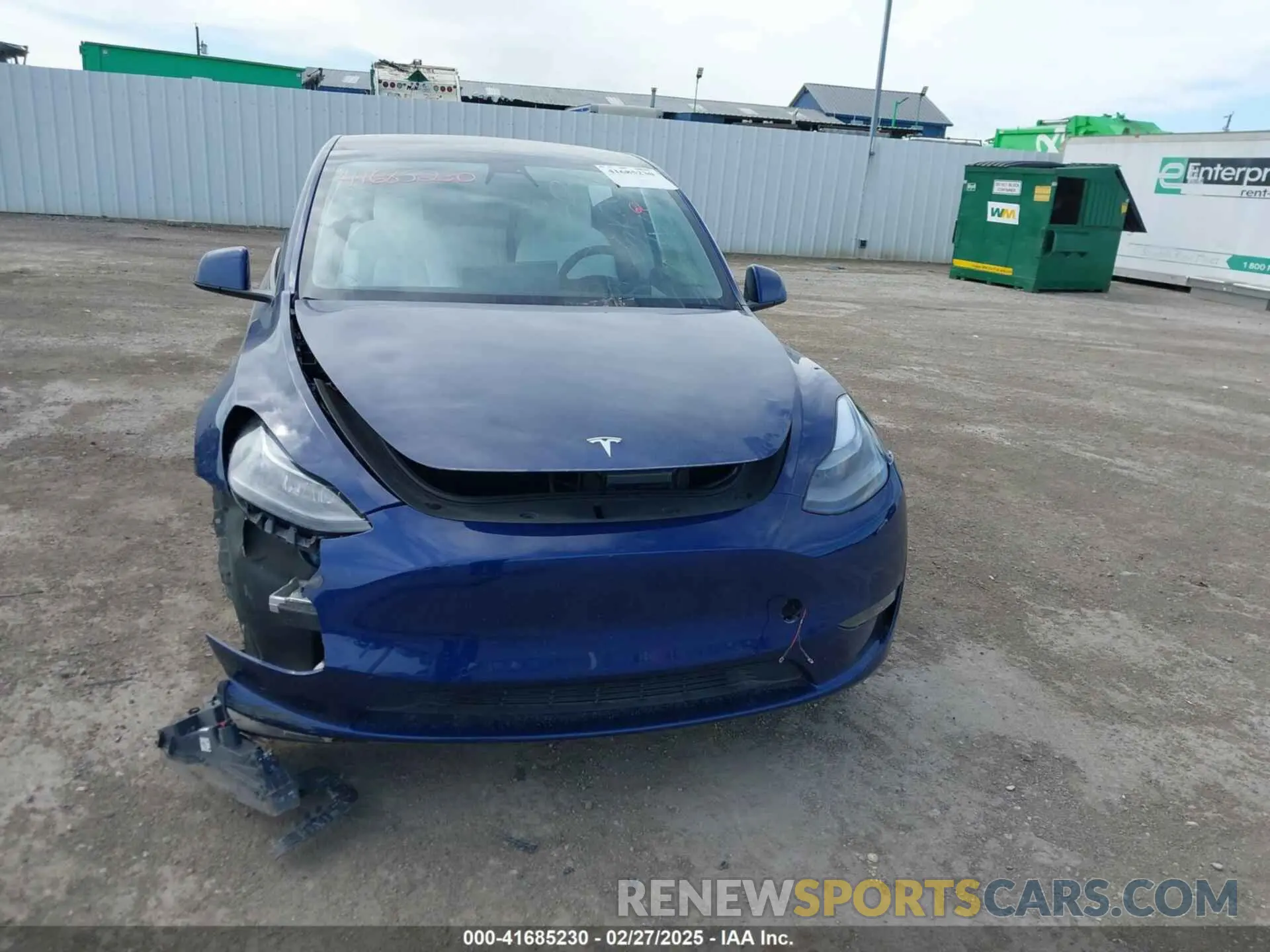 11 fotografías del automóvil dañado 5YJYGDEF8MF245641 TESLA MODEL Y 2021