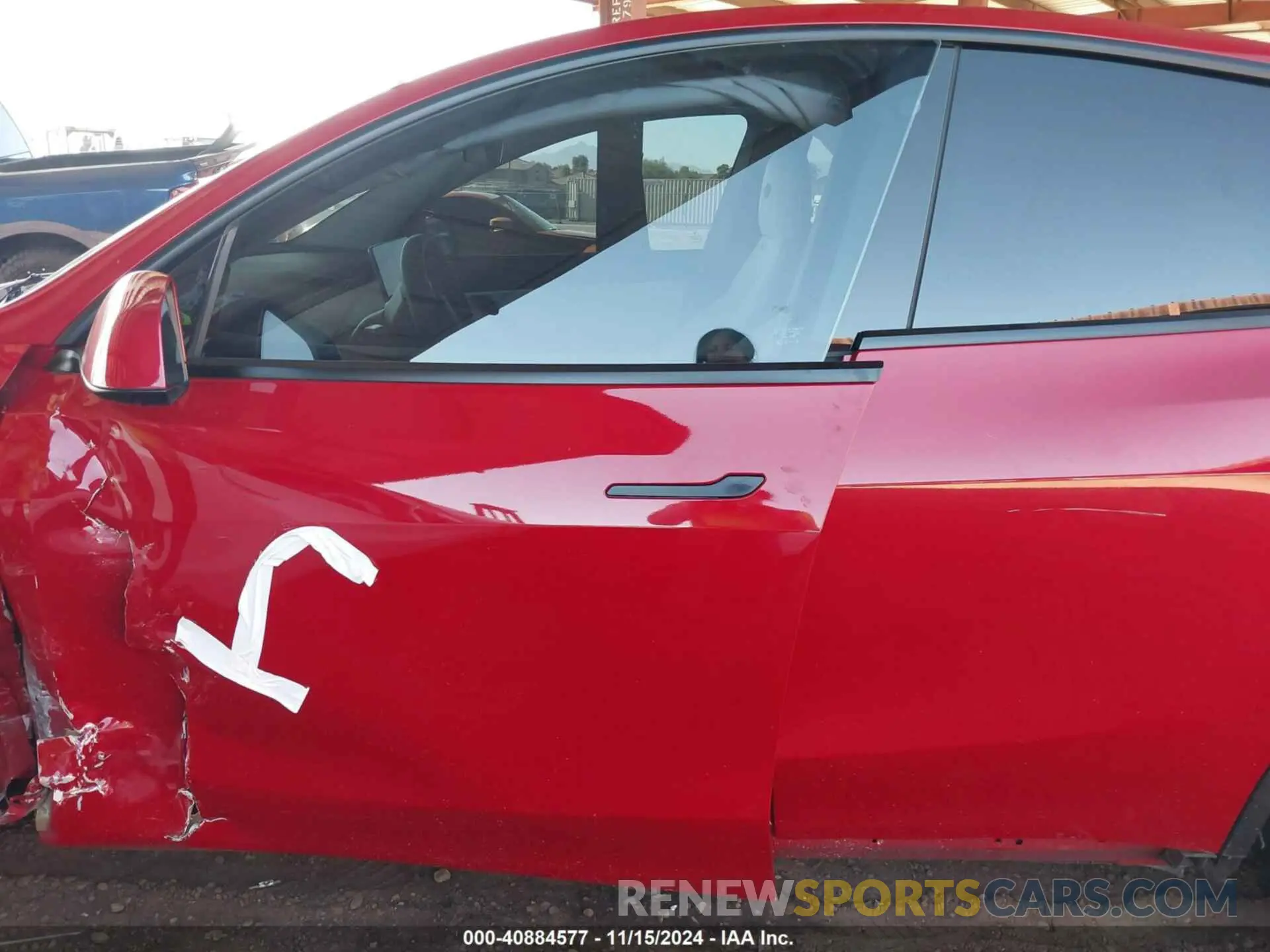 13 fotografías del automóvil dañado 5YJYGDEF8MF277246 TESLA MODEL Y 2021