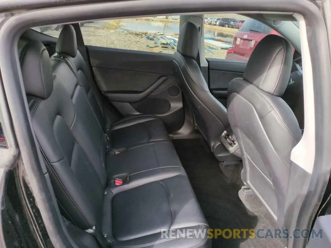 10 fotografías del automóvil dañado 5YJYGDEF9MF098617 TESLA MODEL Y 2021