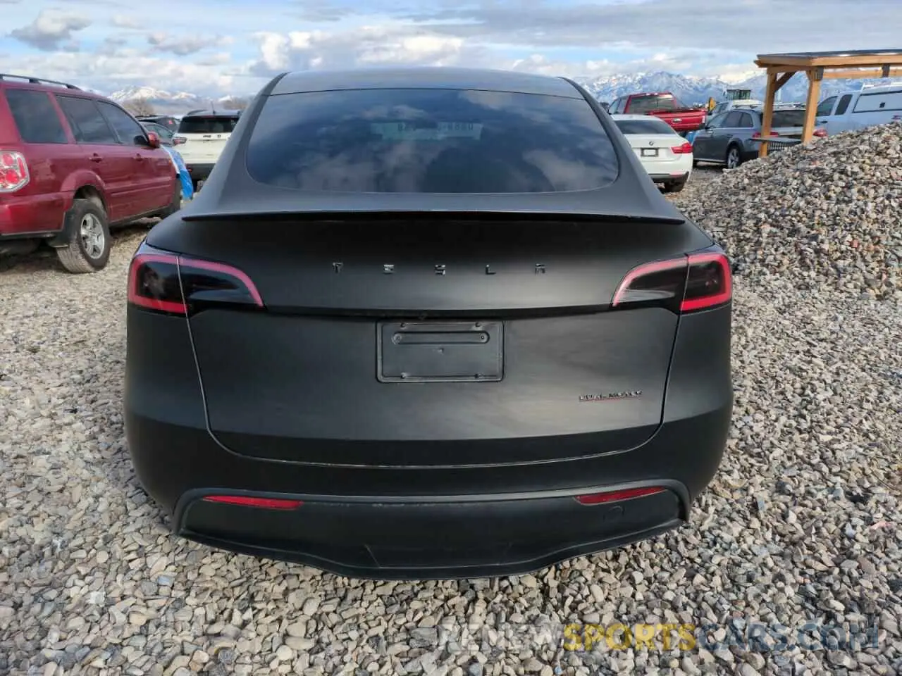 6 fotografías del automóvil dañado 5YJYGDEF9MF098617 TESLA MODEL Y 2021