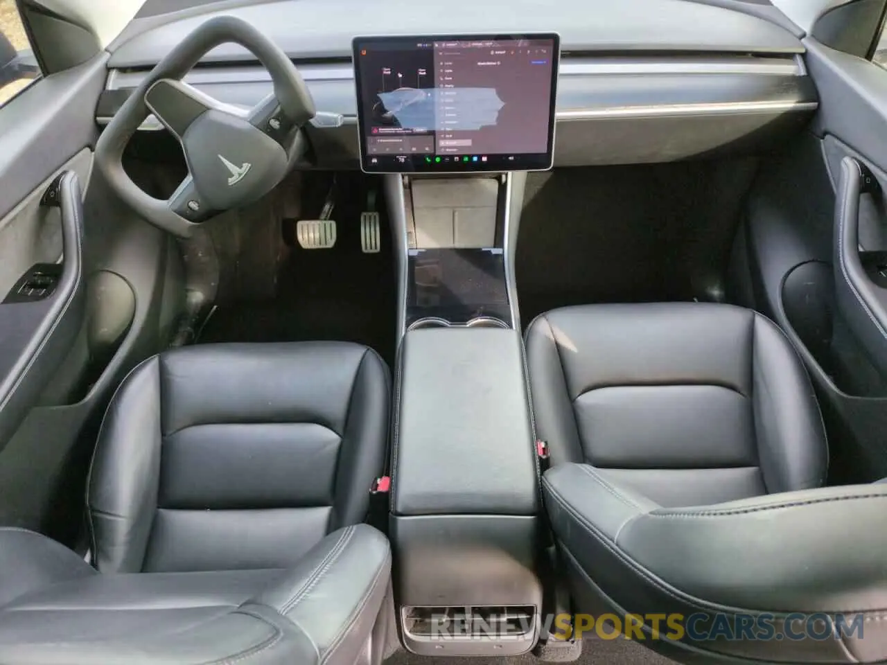 8 fotografías del automóvil dañado 5YJYGDEF9MF098617 TESLA MODEL Y 2021