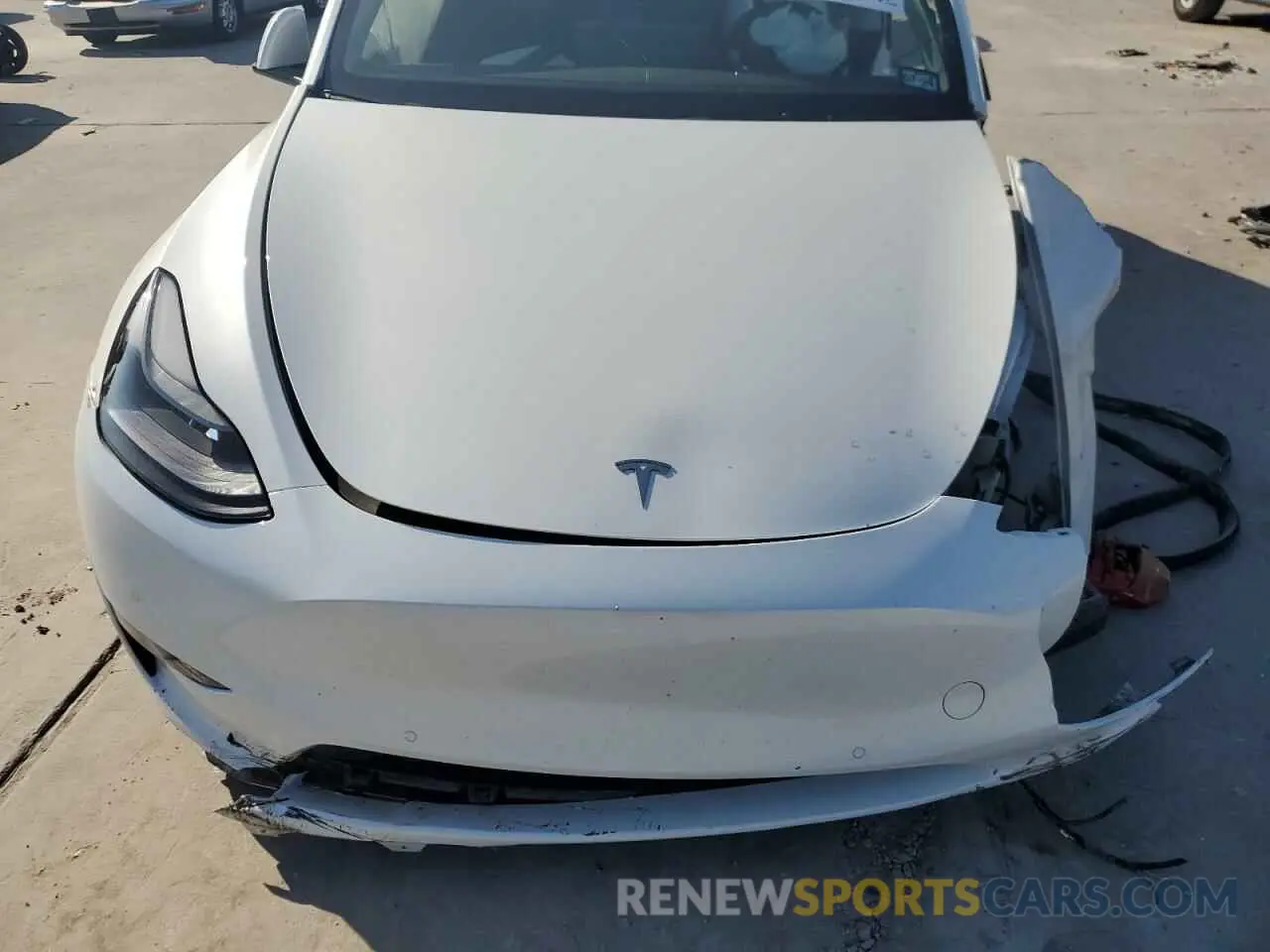 11 fotografías del automóvil dañado 5YJYGDEF9MF211692 TESLA MODEL Y 2021