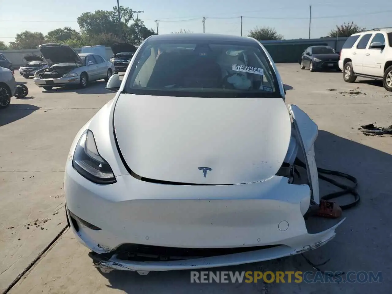 5 fotografías del automóvil dañado 5YJYGDEF9MF211692 TESLA MODEL Y 2021