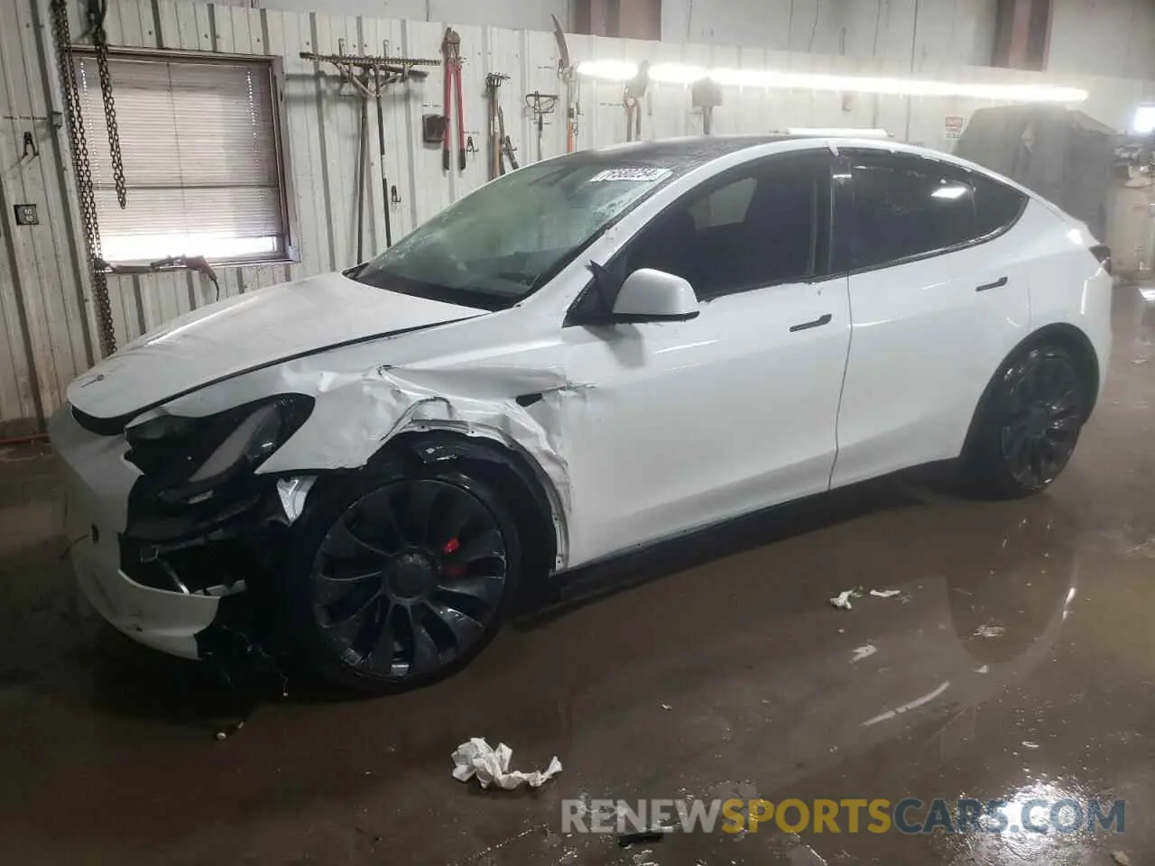 1 fotografías del automóvil dañado 5YJYGDEF9MF267132 TESLA MODEL Y 2021