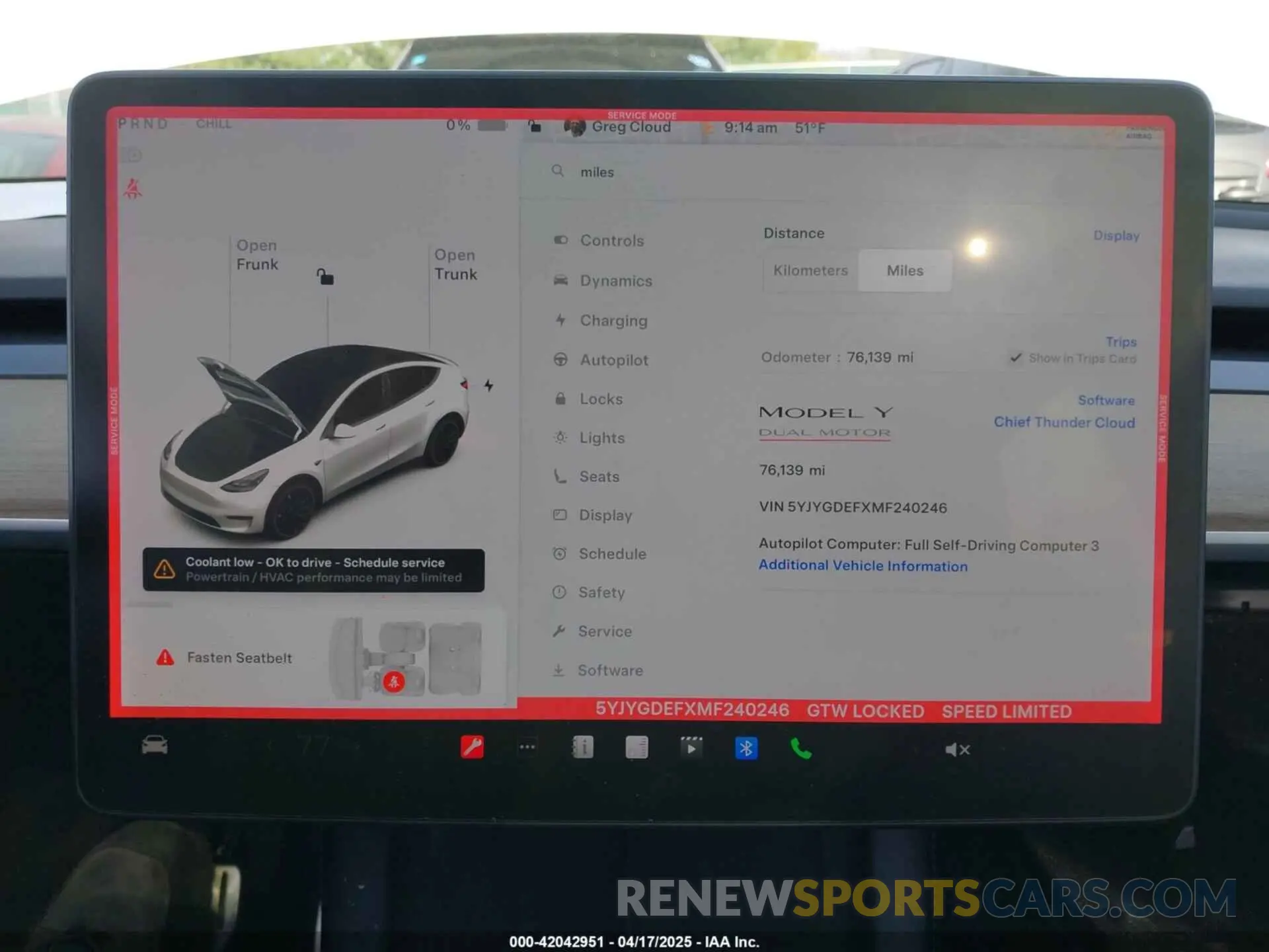 18 fotografías del automóvil dañado 5YJYGDEFXMF240246 TESLA MODEL Y 2021