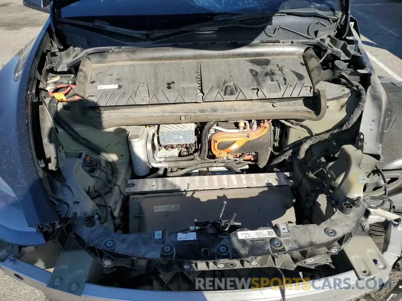 11 fotografías del automóvil dañado 7SAYGAEE0NF342603 TESLA MODEL Y 2022