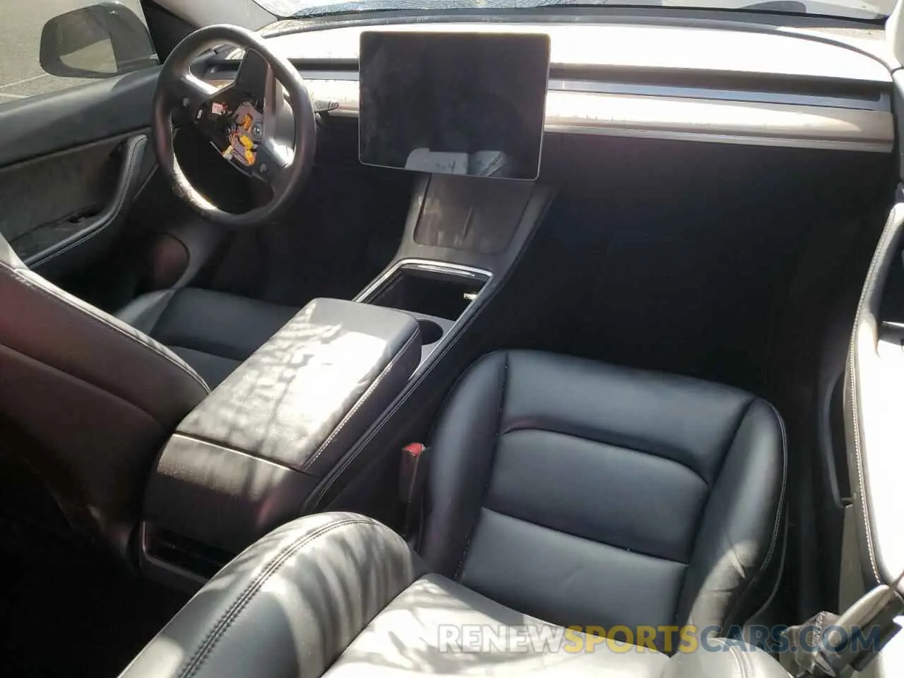 8 fotografías del automóvil dañado 7SAYGAEE0NF342603 TESLA MODEL Y 2022