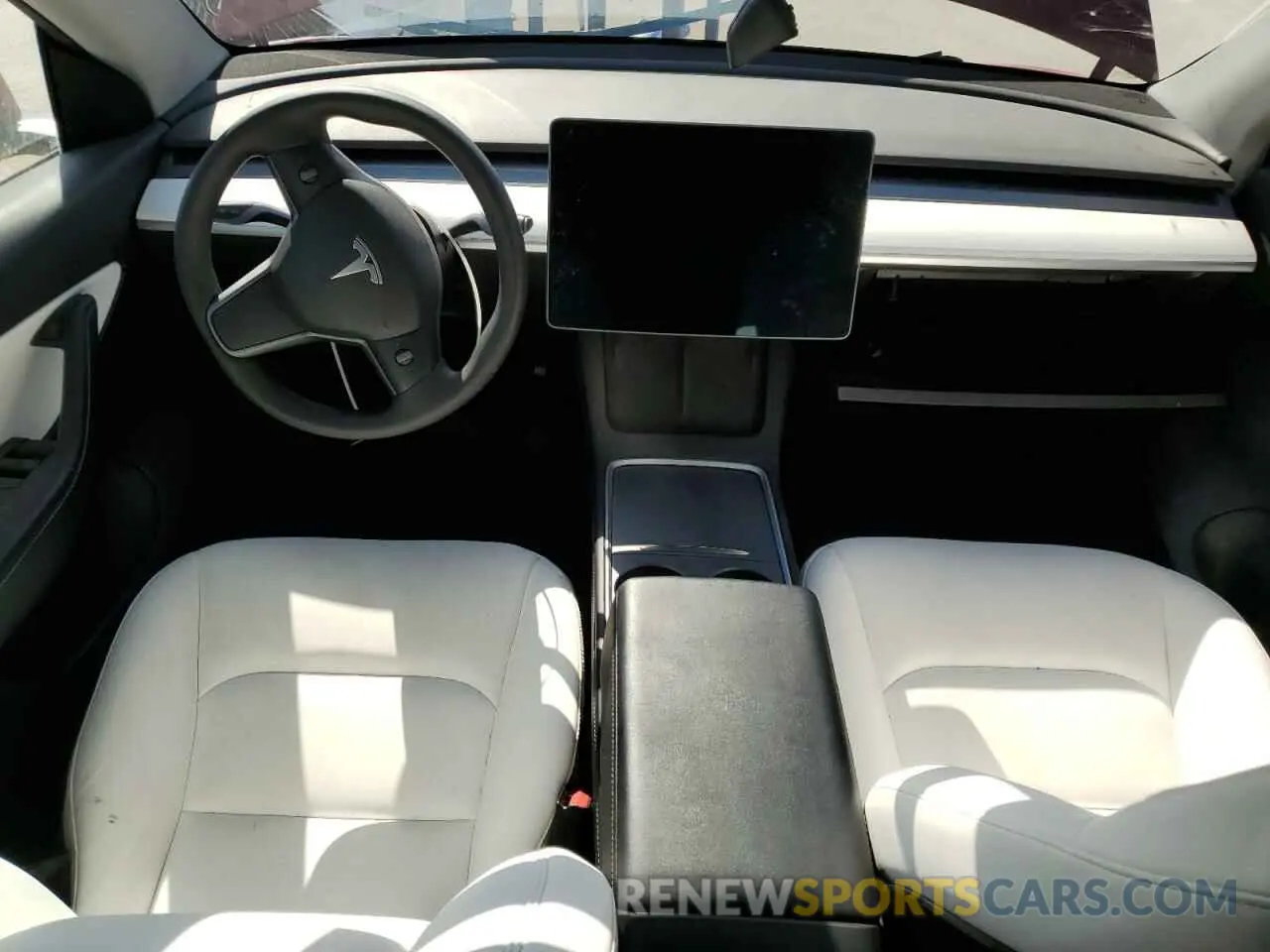 8 fotografías del automóvil dañado 7SAYGAEE0NF414044 TESLA MODEL Y 2022