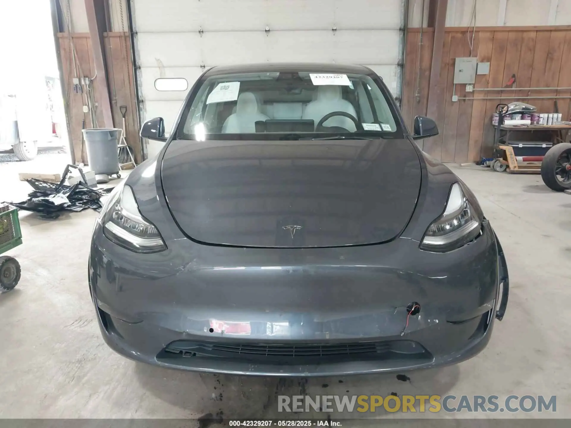 12 fotografías del automóvil dañado 7SAYGAEE0NF567801 TESLA MODEL Y 2022