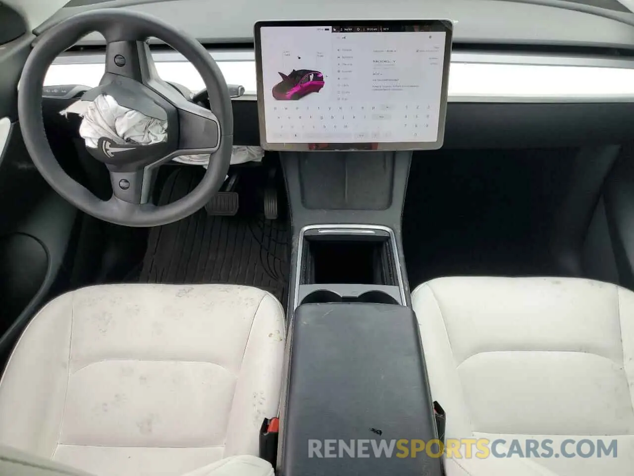 8 fotografías del automóvil dañado 7SAYGAEE1NF349947 TESLA MODEL Y 2022