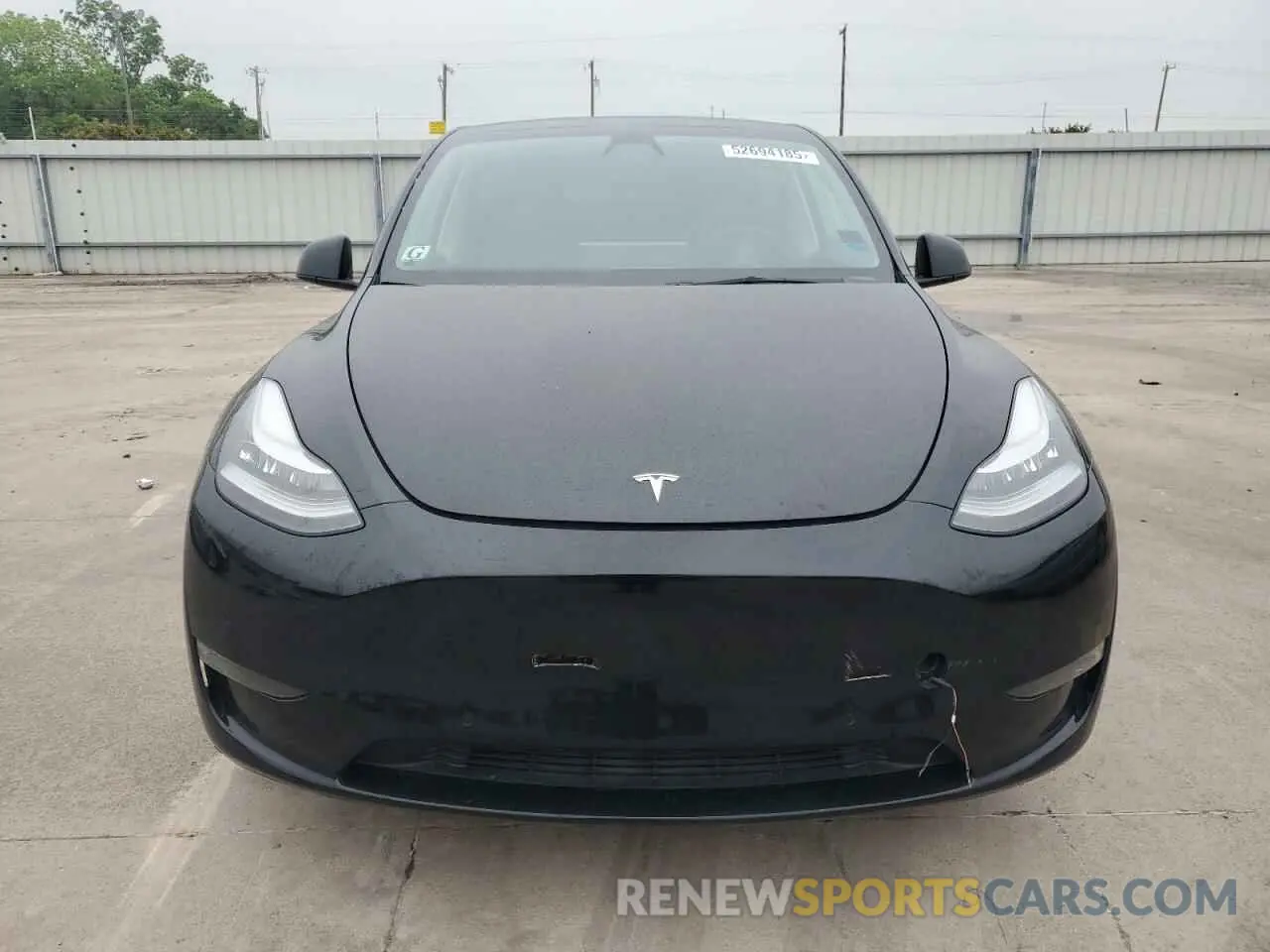 5 fotografías del automóvil dañado 7SAYGAEE1NF381491 TESLA MODEL Y 2022
