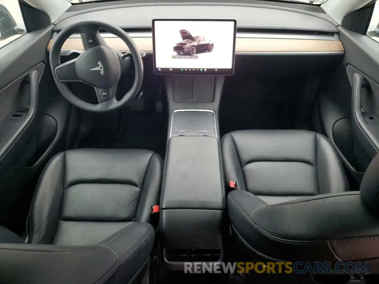 8 fotografías del automóvil dañado 7SAYGAEE1NF381491 TESLA MODEL Y 2022