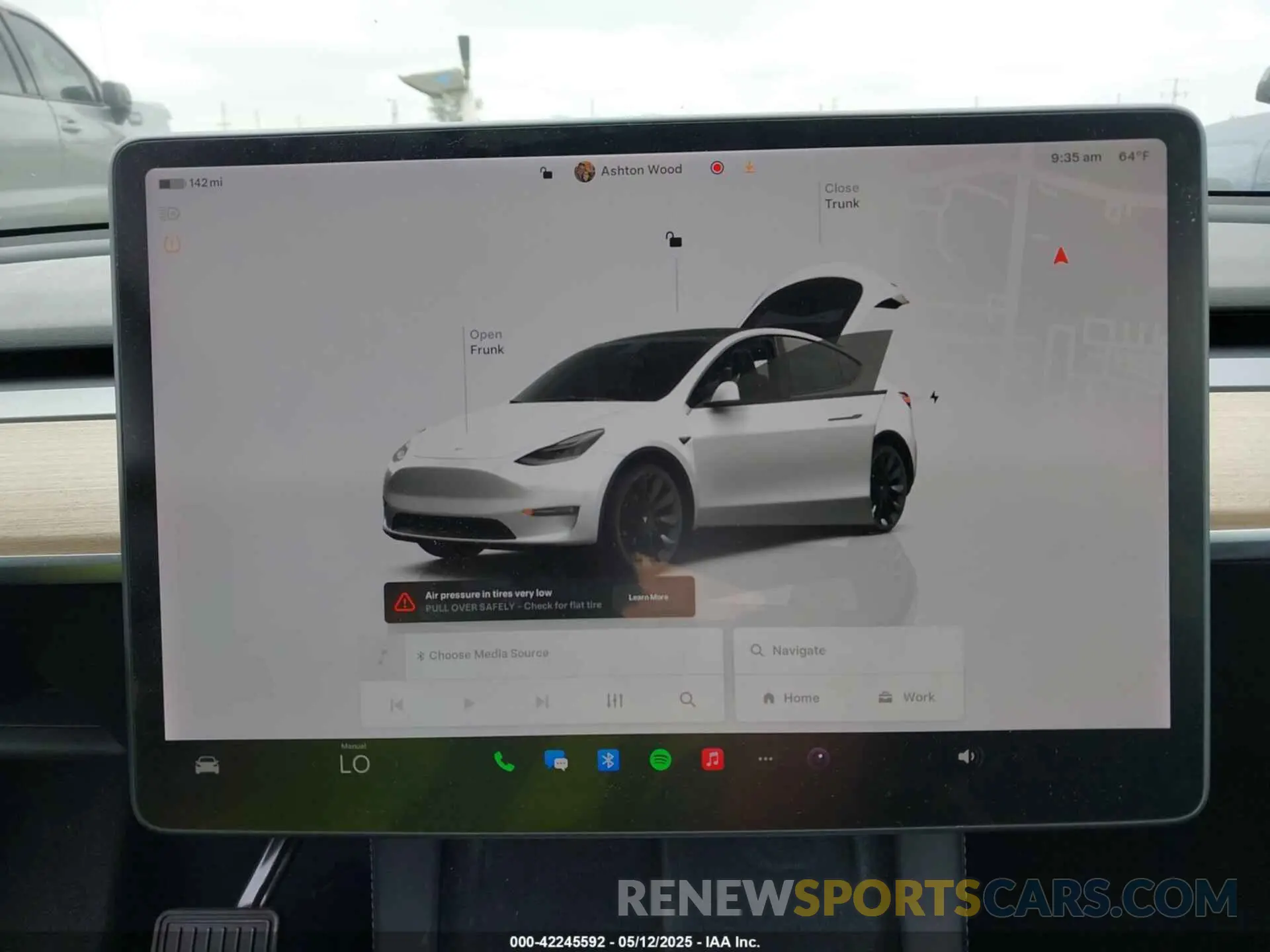 19 fotografías del automóvil dañado 7SAYGAEE1NF402341 TESLA MODEL Y 2022